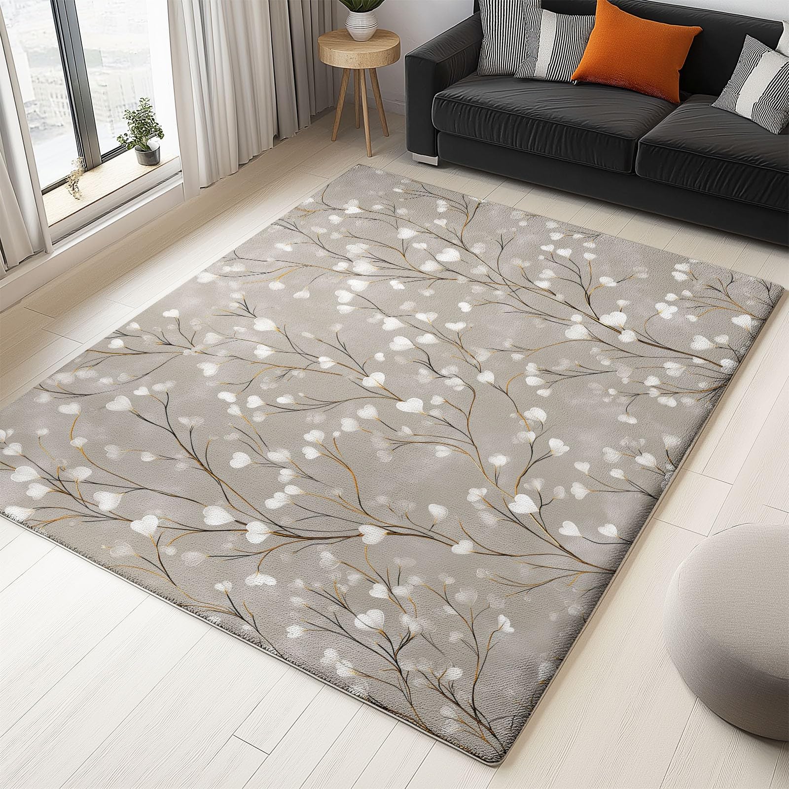 Tapis de sol gris pour chambre d'enfant afin d'éviter les glissades avec style