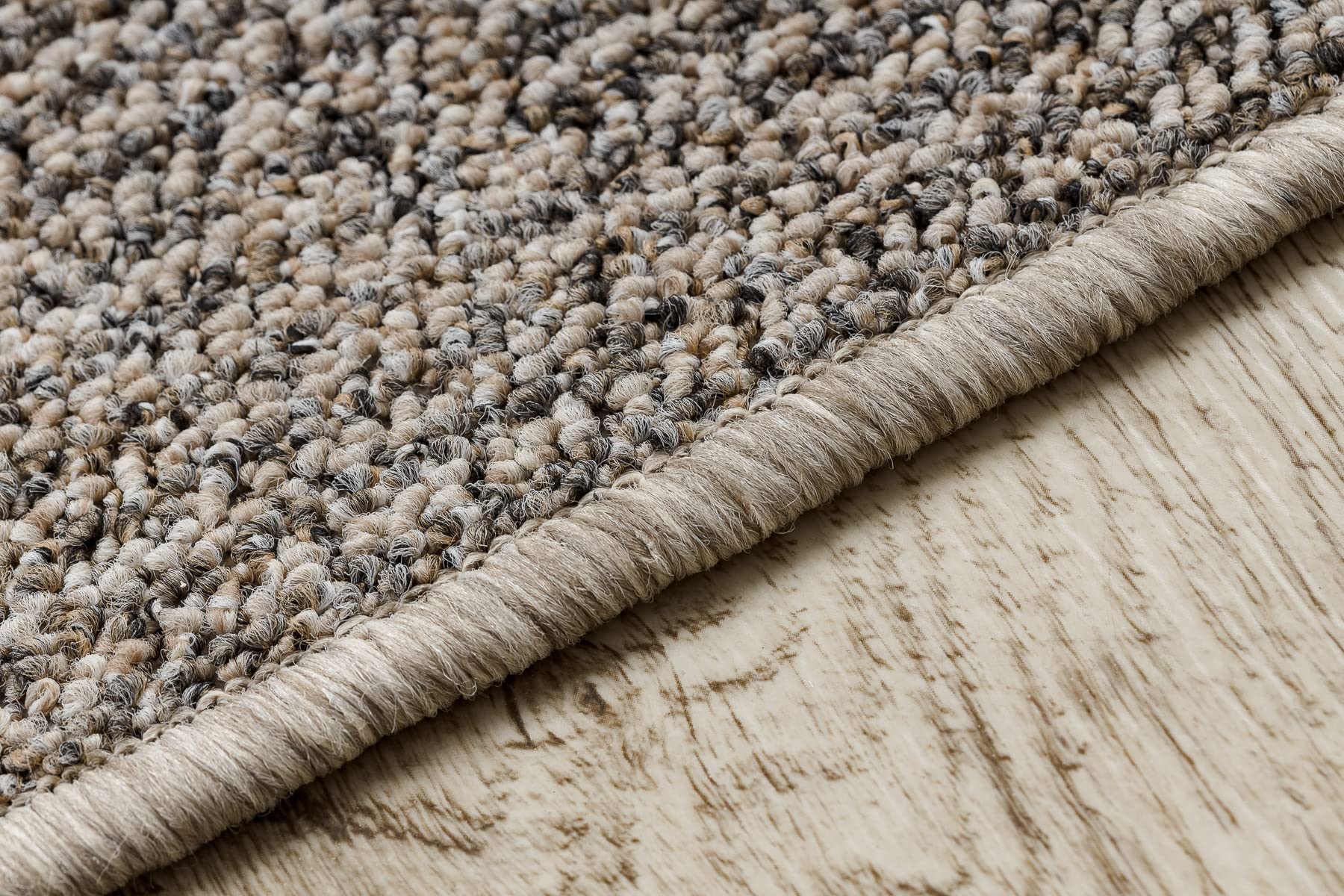 rugsx Alfombra Prius para salón y Dormitorio Beige 150x300 cm