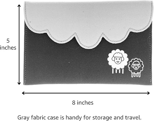Miniatura 4 de KnitPro Karbonz Deluxe Set de agujas DPN de doble punta de 6 pulgadas, tamaño 0, 1, 1.5, 2, 2.5, 3, 4, 5, 6 con funda de tela con bolsa de proyecto