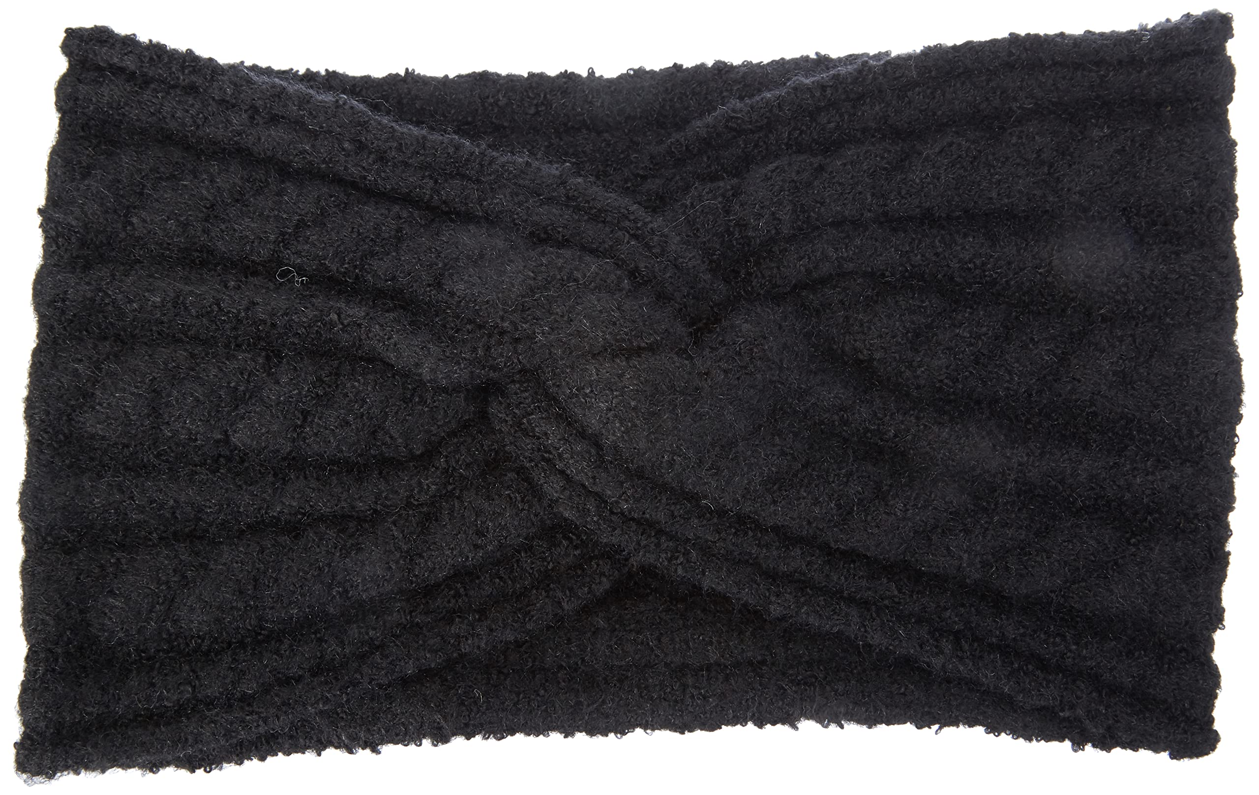 Only Women's ONLSALLY LIFE CABLE KNIT HEADBAND Headwear, Black, One Size