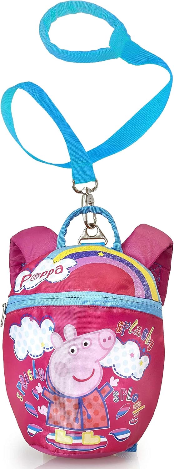 Peppa Pig Backpack with Reins for Girls Child Safety Harness Toddler