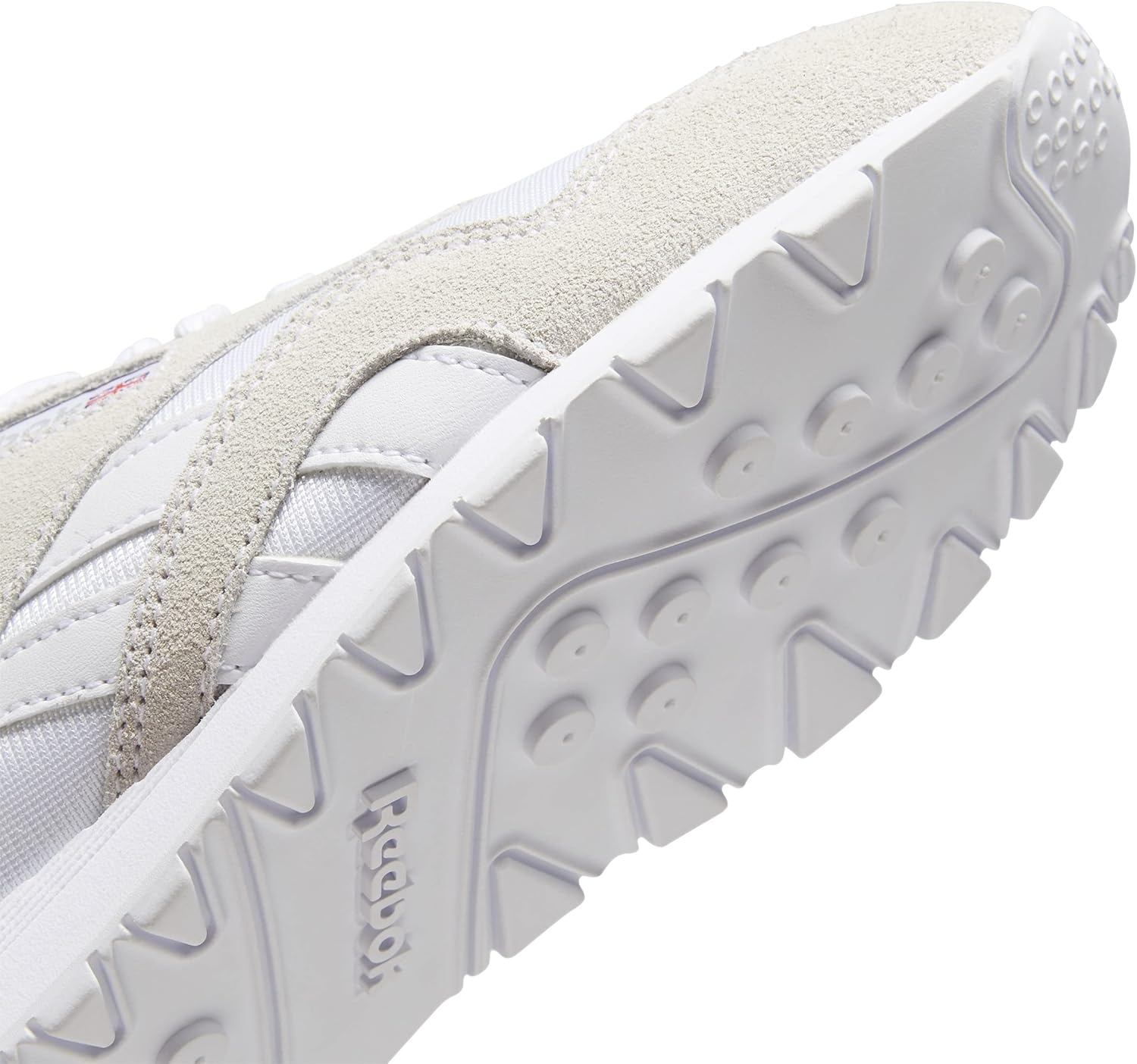 Reebok Women's Classic Nylon Casual Shoes White/White/Light Grey 6.5