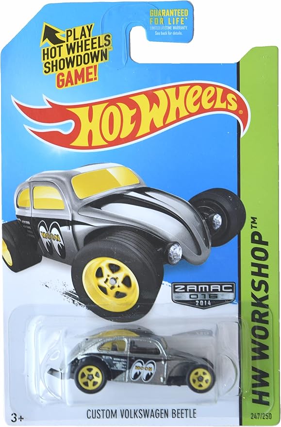Hot Wheels Zamac Custom Volkswagen Beetle, HW Workshop 247/250