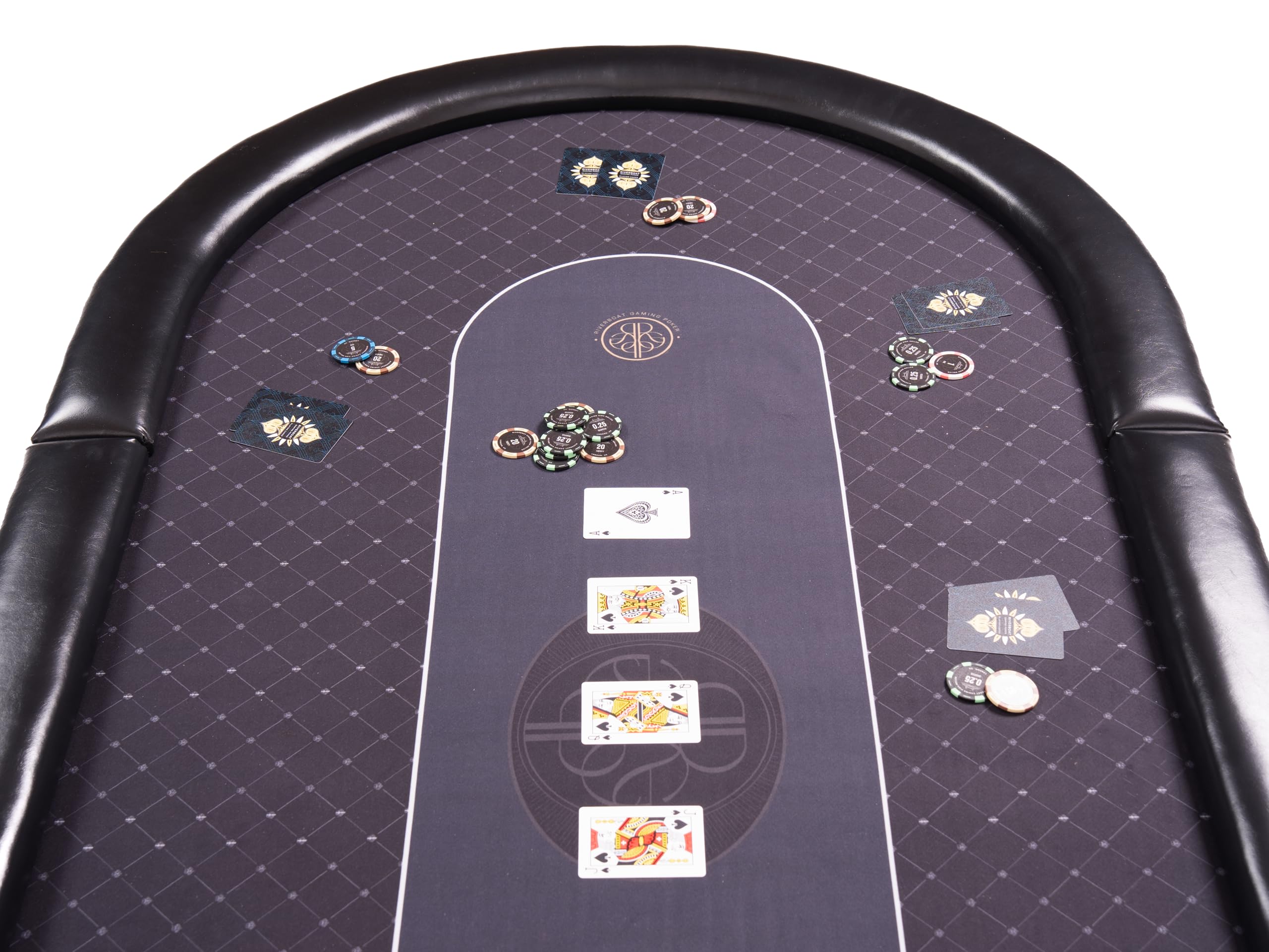 Riverboat Elite Pokertischplatte Speed Cloth 180 × 90 cm faltbar