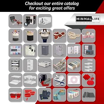 Amazon.com: Minmallife Crystal Clear Container - 6 Pack Shoe