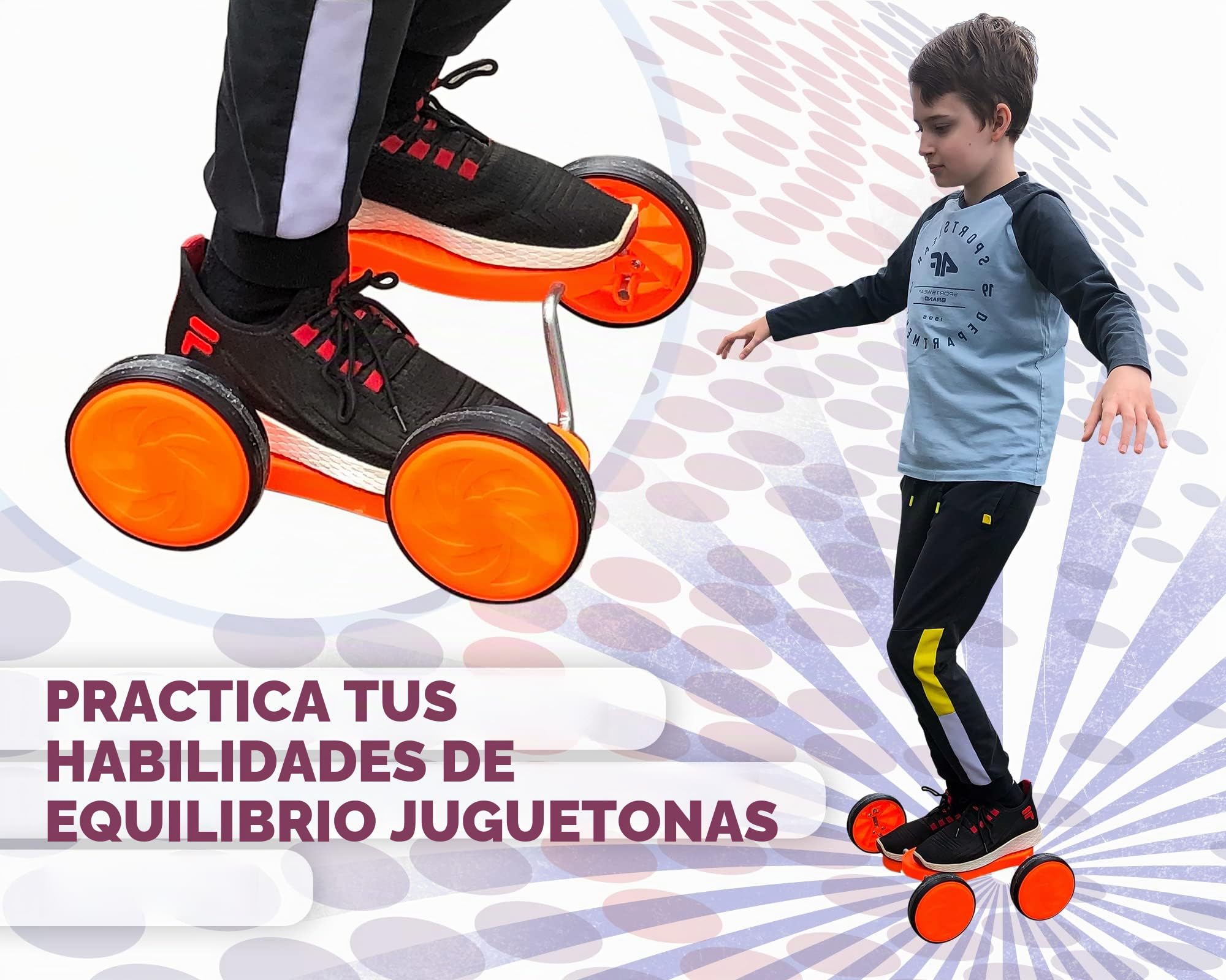Indy Fun Stepper Pedal Go Vehicle de 4 Ruedas para Entrenamiento de Equilibrio y Concentración - Correpasillos para Niños