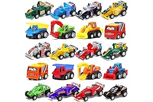 20-Piece Children's Construction Vehicle Toys