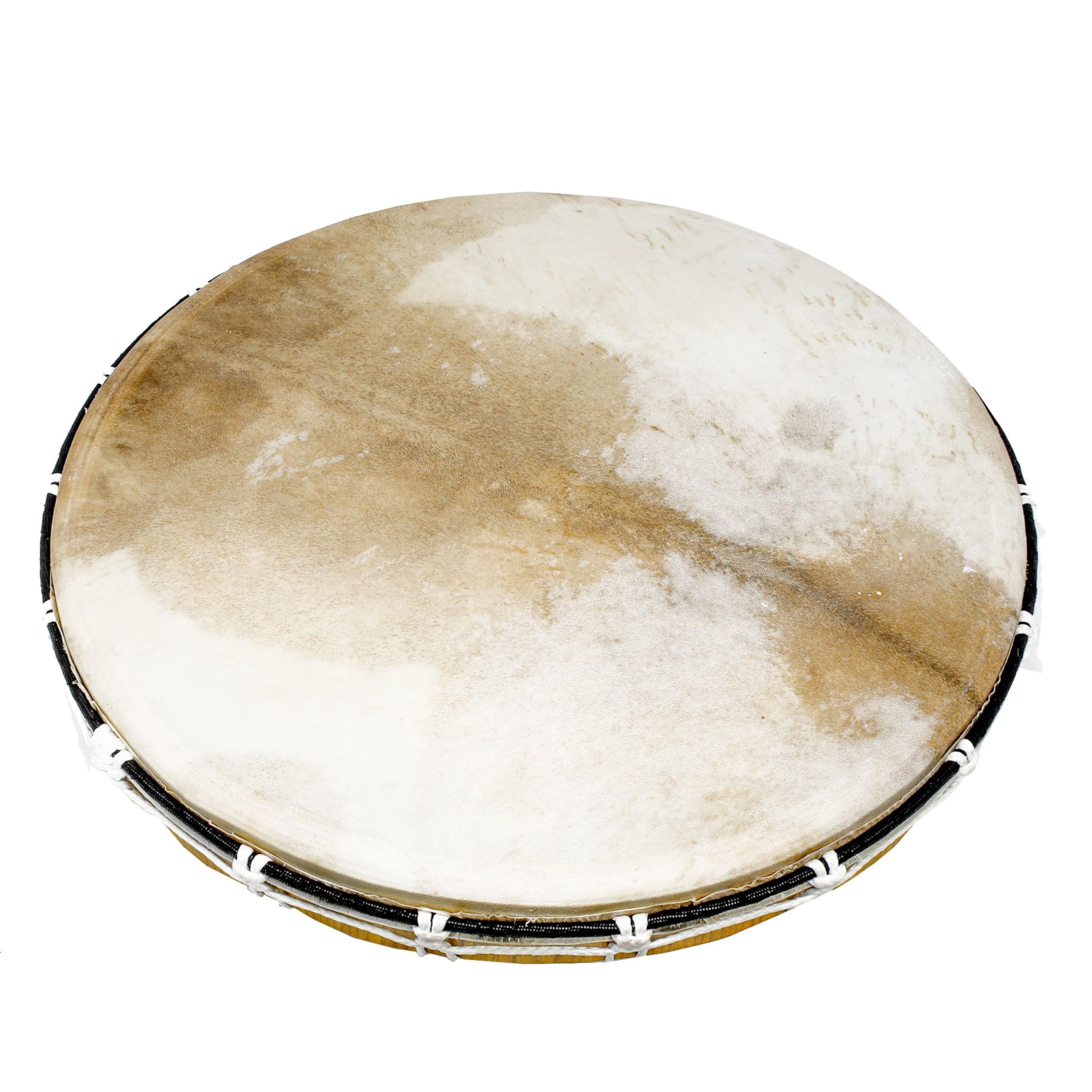 Terré Rahmentrommel rund, Mahagoni, m. Ziegenfell, 50cm