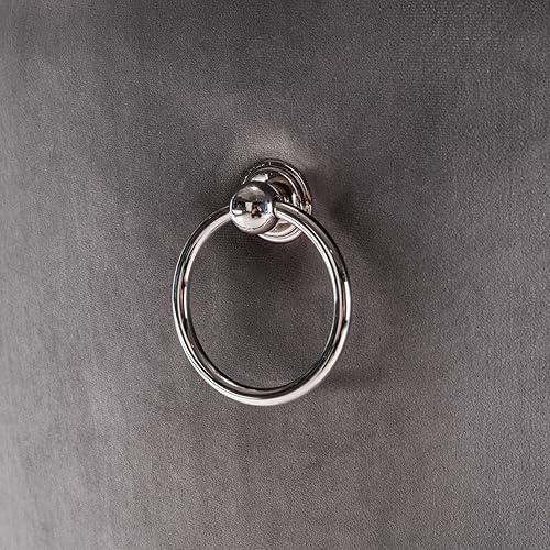 Miniatura 125 de Juego de 2 sillas de comedor vintage de terciopelo con respaldo alto, sillas Parson vintage para sala de estar, comedor (blanco PU + negro) Pu