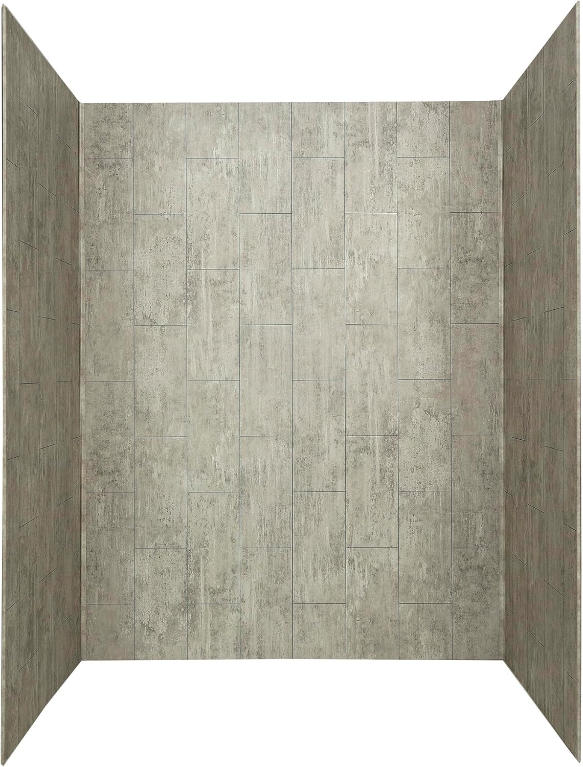 Palisade 78in x 60in x 36in Waterproof Vinyl Shower Surround Kit with