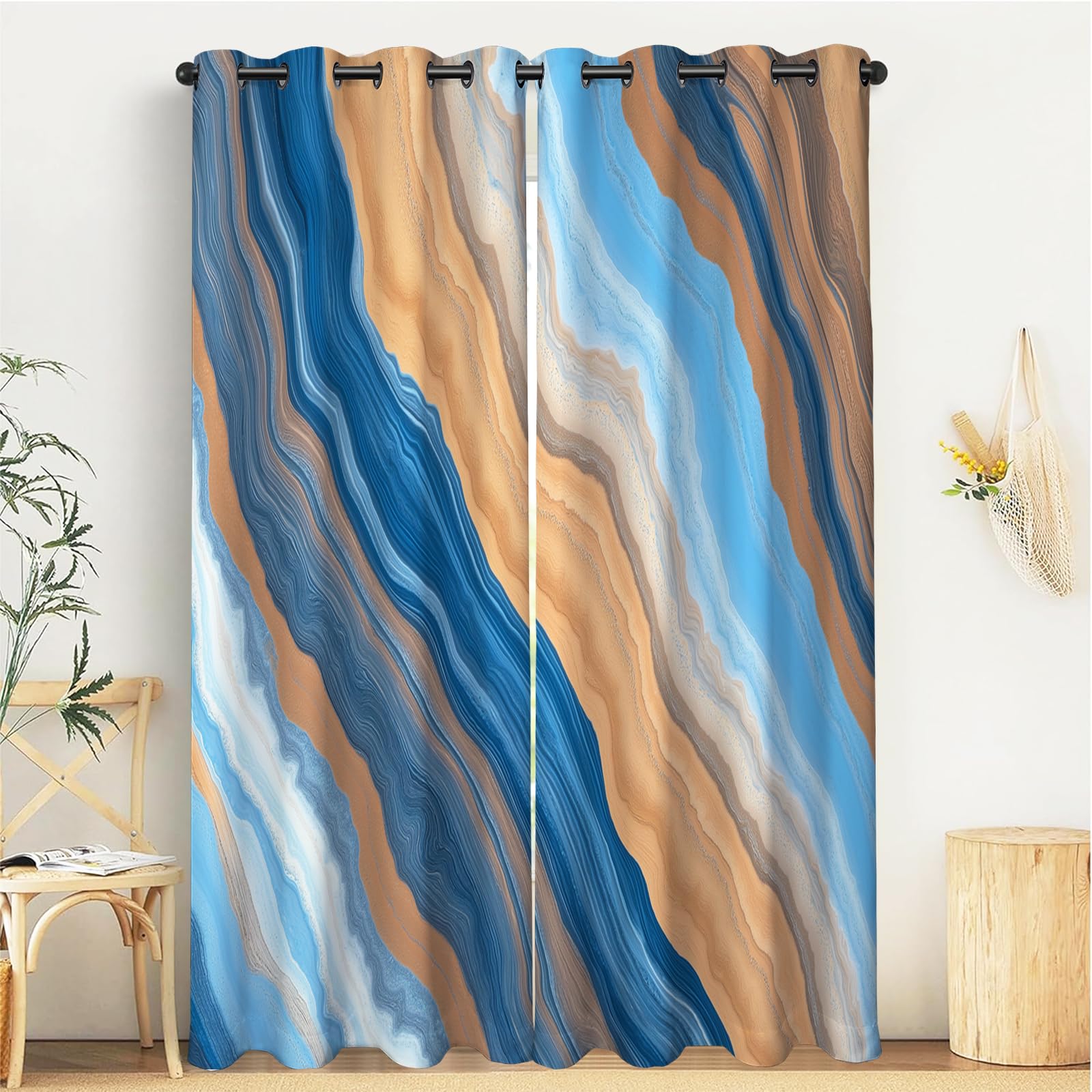 Rideau occultant thermique pour chambre | Isolation et confort 140x160cm