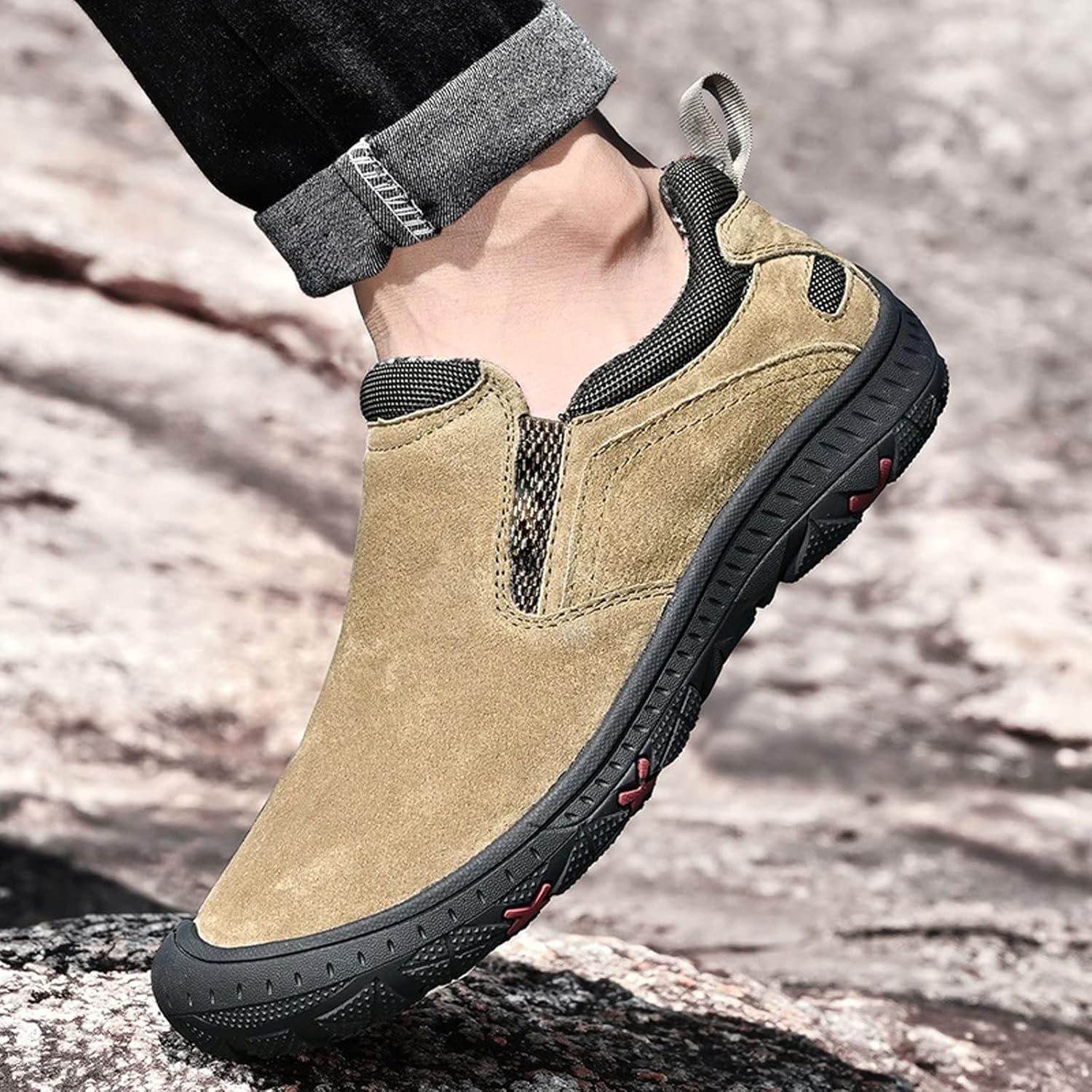 LINQIEN(リンキエン) 紳士靴 レザーメンズシューズアウトドアスエードシューズメンズスポーツシューズドライビングシューズ通気性 LINQIEN(  リンキエン) 紳士靴 男性のスニーカーファッションホワイトシューズのための男性の オックスフォード (Size : LINQIEN ... LINQIEN(リンキエン) 紳士靴 レザーメンズシューズアウトドアスエードシューズメンズスポーツシューズドライビングシューズ通気性