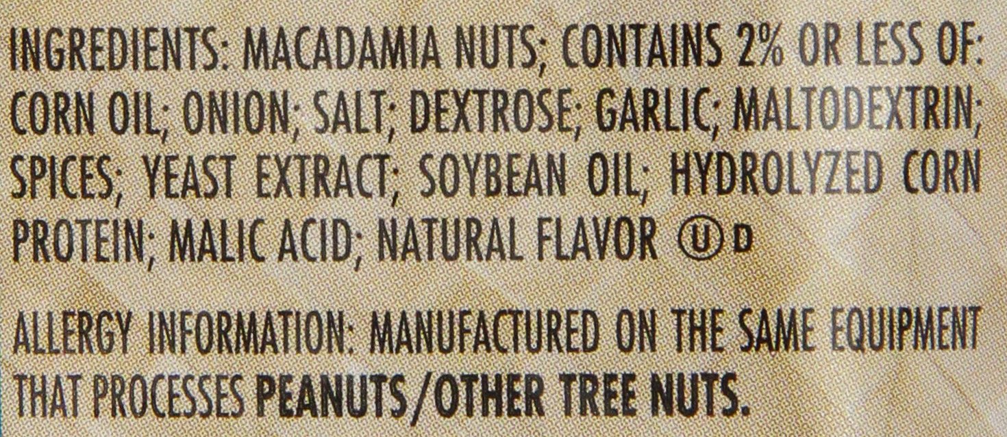 Mauna Loa Macadamias, Maui Onion & Garlic, 11-Ounce Packages - 5