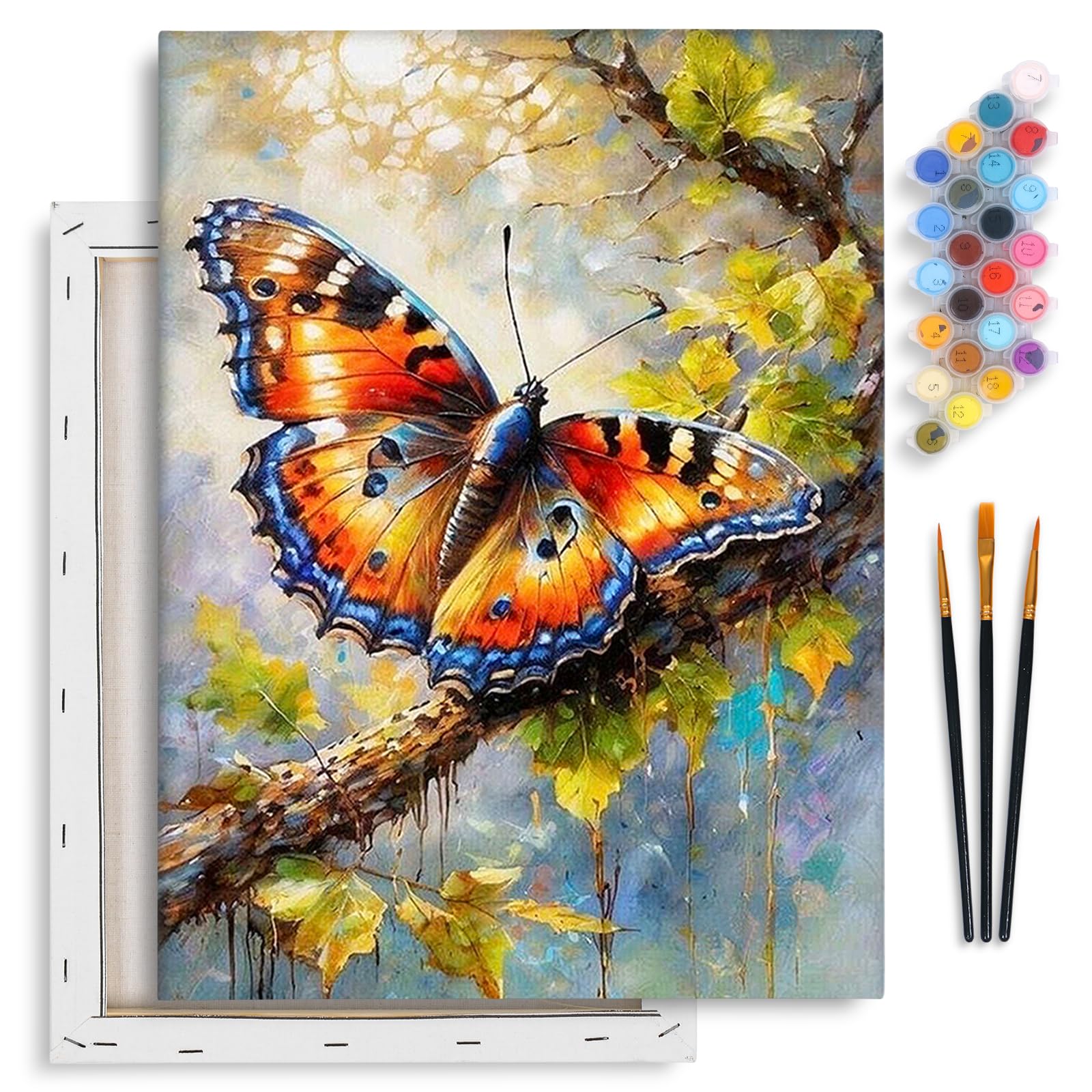 Paint by Numbers Kit - Flowers, Framed! -22 Paint by Numbers Kit - Flowers, Framed! -22