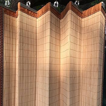 Amazon｜竹カーテン バンブーカーテン 遮光 日除け 目隠し 間仕切り