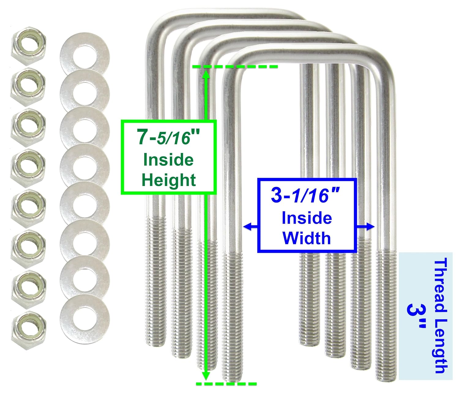 4 Stainless Steel Square U Bolts 1 2 Diameter X 3 1 16 Width X 7 5 4-stainless-steel-square-u-bolts-1-2-diameter-x-3-1-16-width-x-7-5