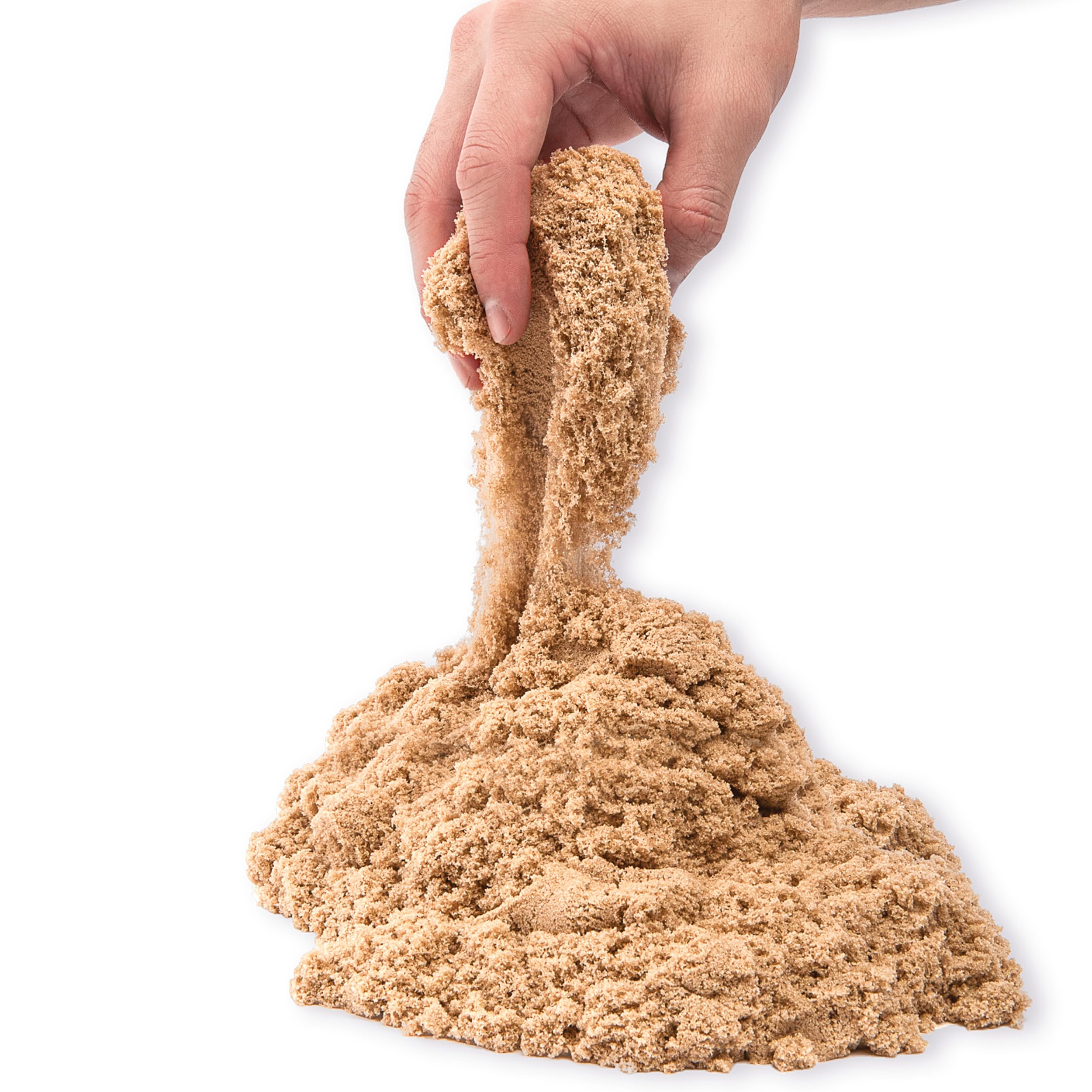 Kinetic Sand, 2,5 kg di vera sabbia marrone per mescolare, modellare e creare, dai 3 anni in su