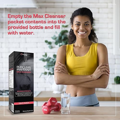 Miniatura 9 de Wellgenix Puriclean Instant MAX Cleanser  Herbal Cleanse Detox  1 día de desintoxicación limpiador corporal suplemento desodorizante de máxima