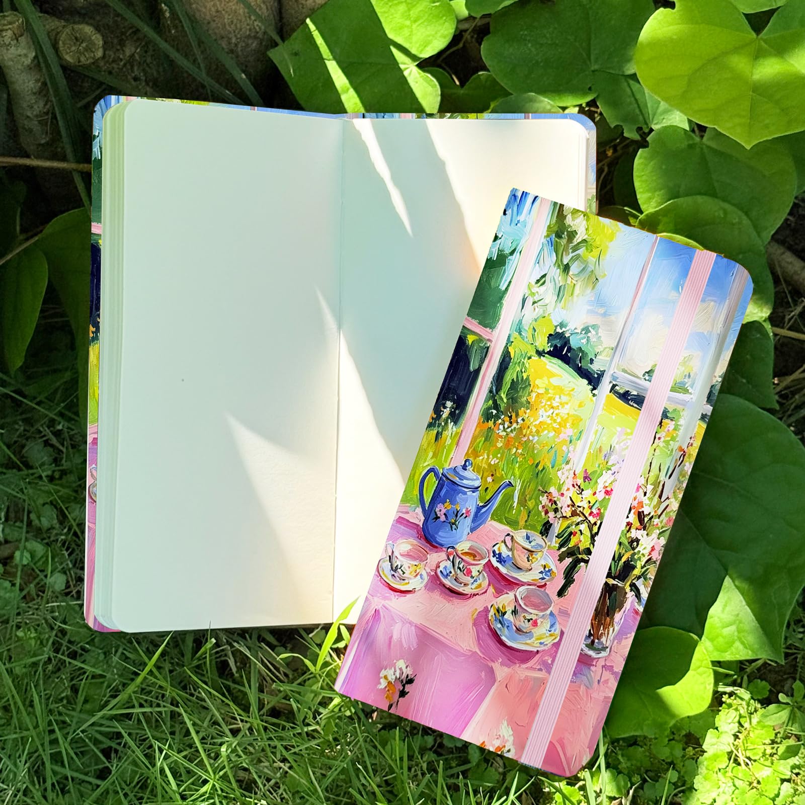 Taccuino tascabile con copertina rigida, 9 x 19 cm, 80 fogli, 80 g/m², per