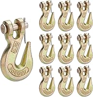 Vista 1 de SPARKWHIZ Ganchos de agarre de horquilla de 516 pulgadas, gancho de remolque de acero forjado de grado 70, 5400 libras WLL para camión, remolque