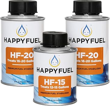 HappyFuel Premium Fuel Stabilizer, Gasoline Antioxidant, RV, Boat and Marine Treats 55 Gallons