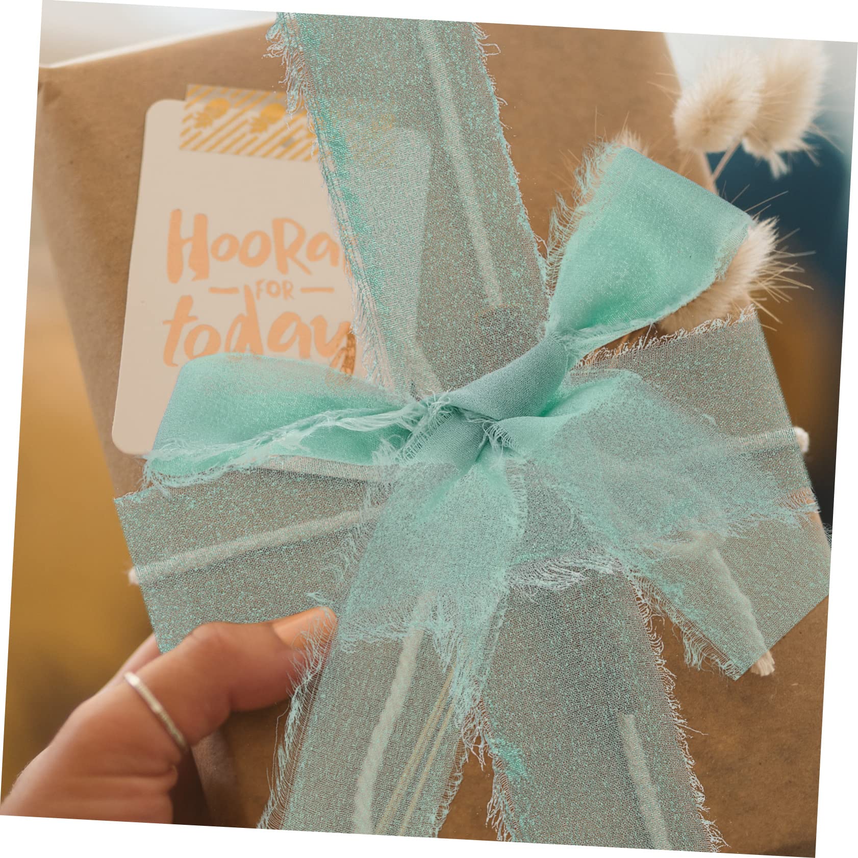STOBOK 9rollen Hochzeits-dekorationsband Mit Fransen Bastelband Für Hochzeiten Blumensträuße Geschenkverpackungen Pro Zarte Und Strapazierfähige Qualität