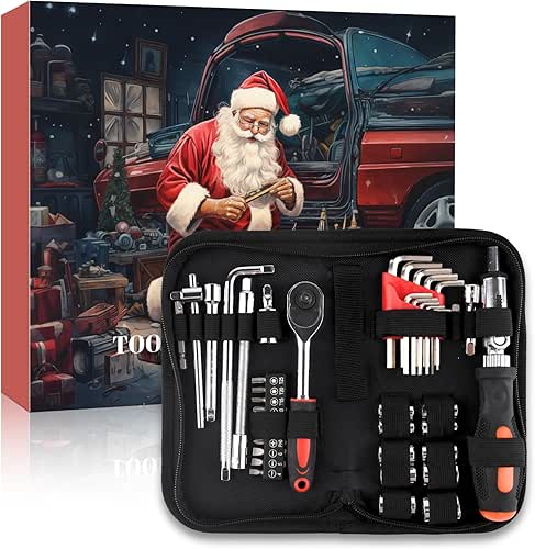Tool Advent Calendar for Adult Men - Mechanics Tools Set