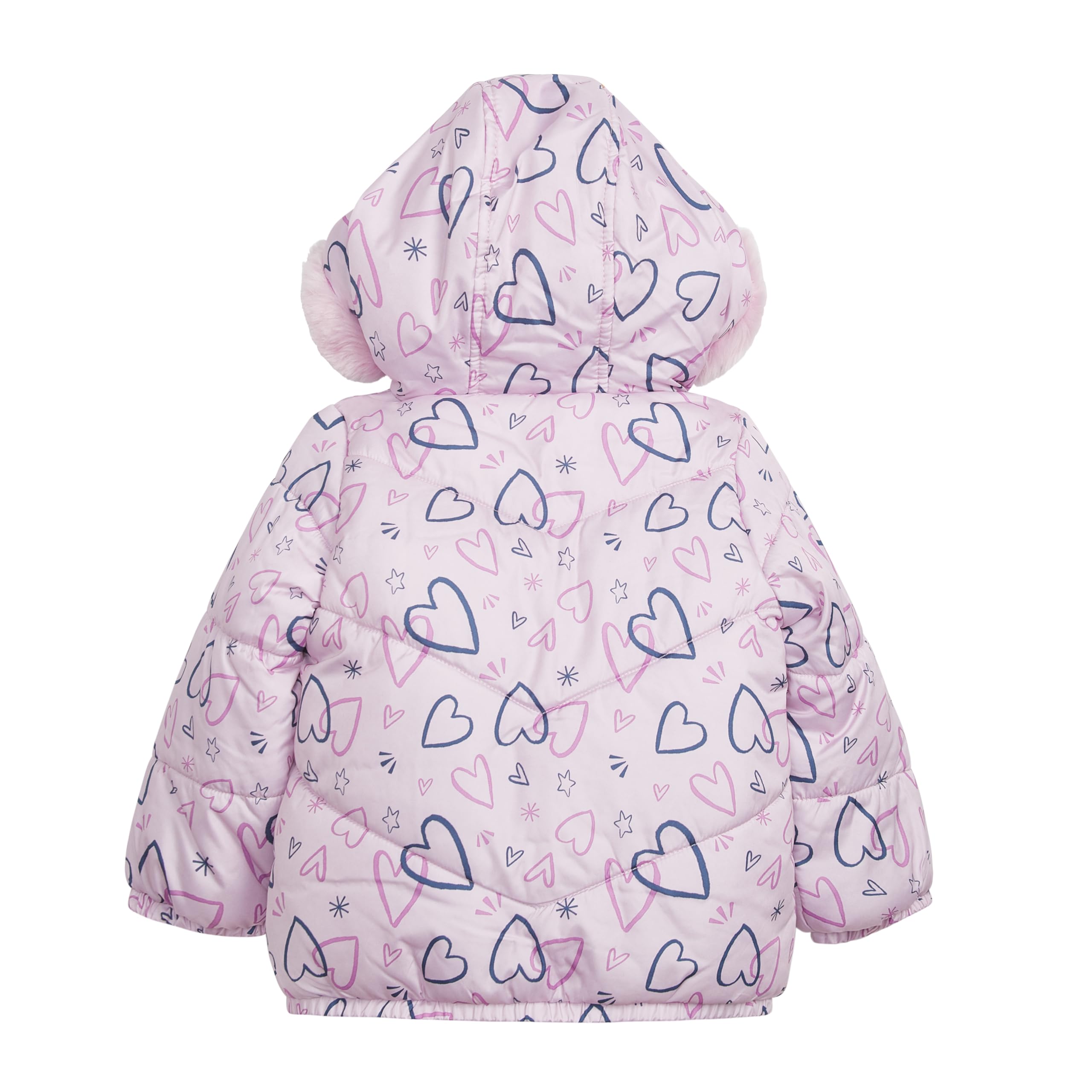 Carter's Mädchen Skianzug mit Lätzchen und Kapuzenjacke 2-teilig