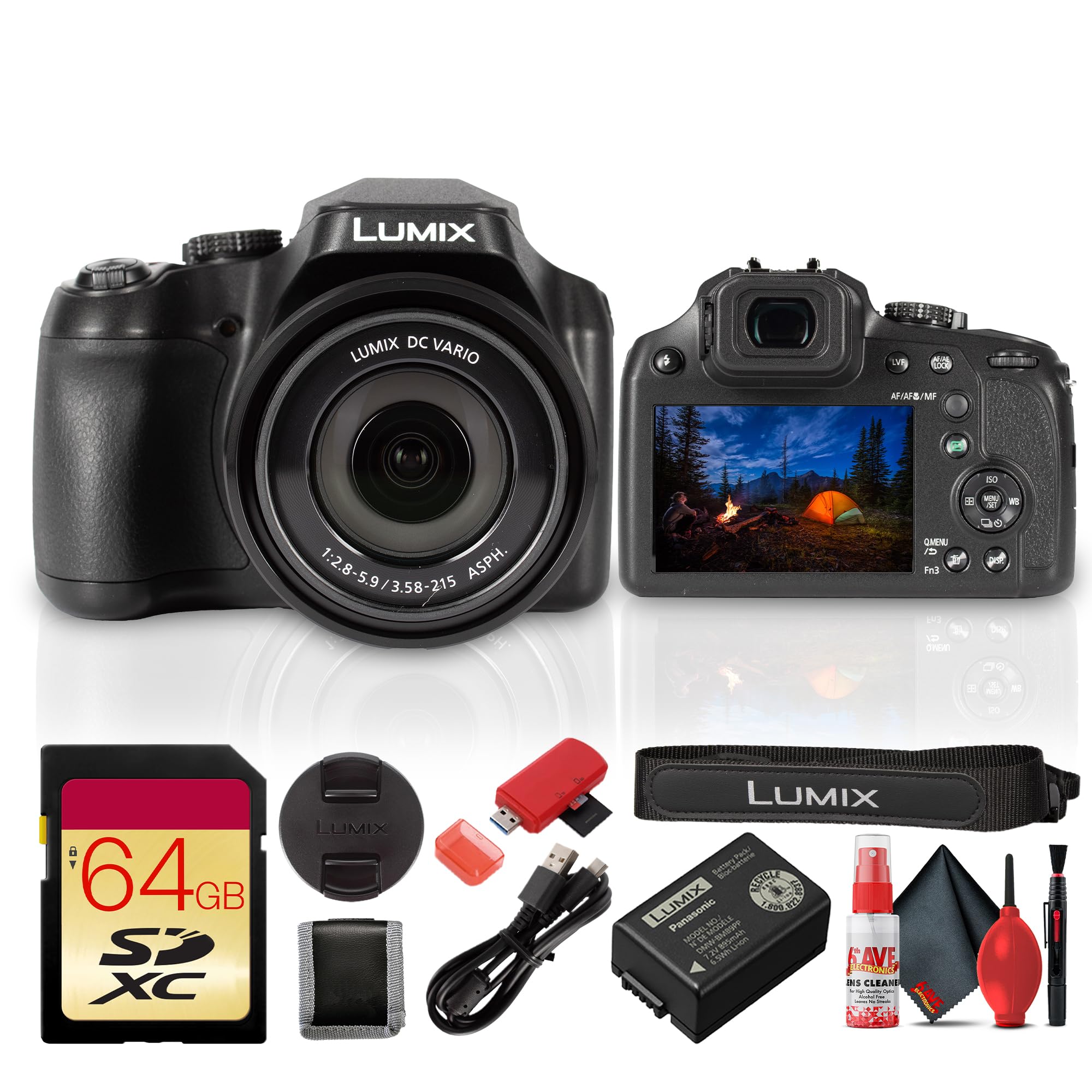 Buy Panasonic Lumix FZ85D / FZ80D Digital Camera 18.1MP MOS Sensor