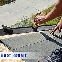 Vista 6 de Fabbay 2 rollos de cinta de relleno de grietas de asfalto para reparación de entradas y sellador de grietas para asfalto, estacionamiento, techo