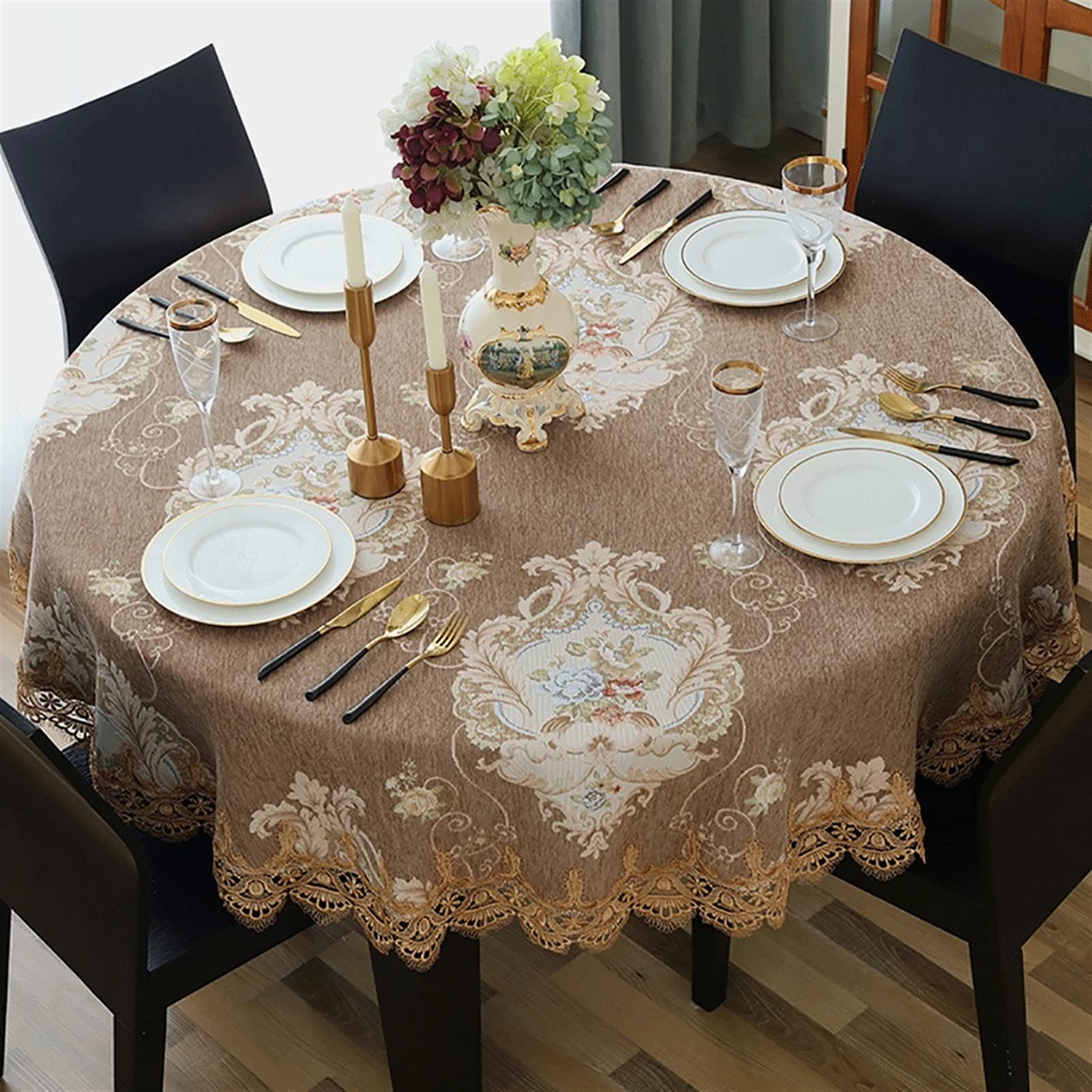 Nappe rétro en coton doux et lin pour recréer la chaleur des repas de famille