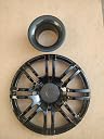 8-Inch Subwoofer Speaker Grill and 3-Inch Port Tube Combo, Black gallery image
