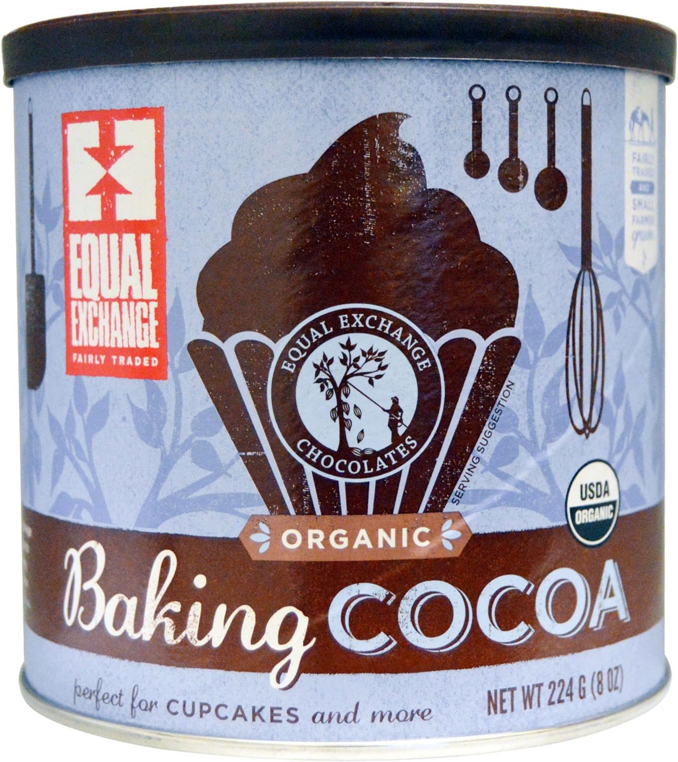 Equal Exchange, Organic Baking Cocoa, 8 oz (224 g)(PACK 1)