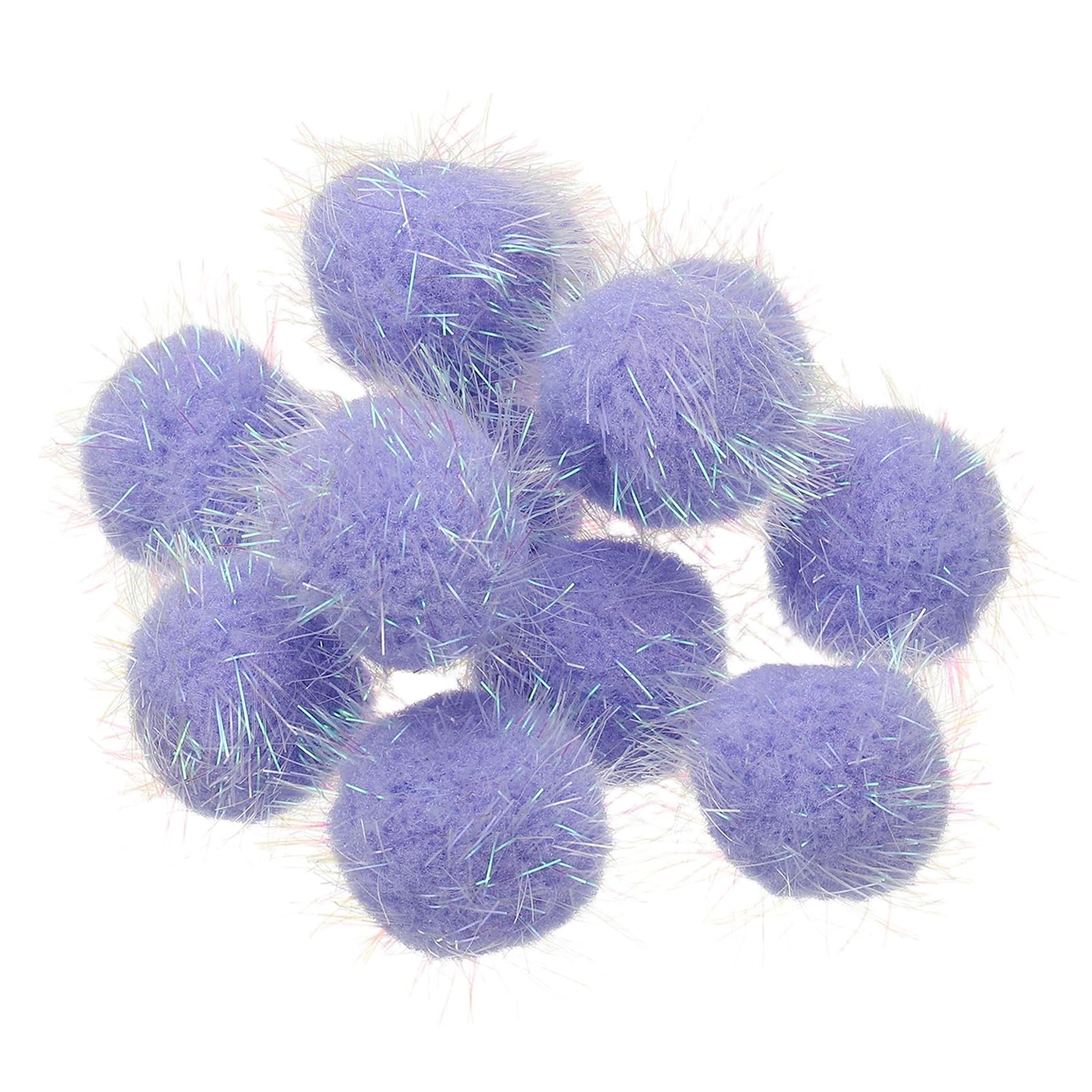 Boules à paillettes pour chats PATIKIL violettes de 1.8 pouce pour loisirs créatifs et fêtes