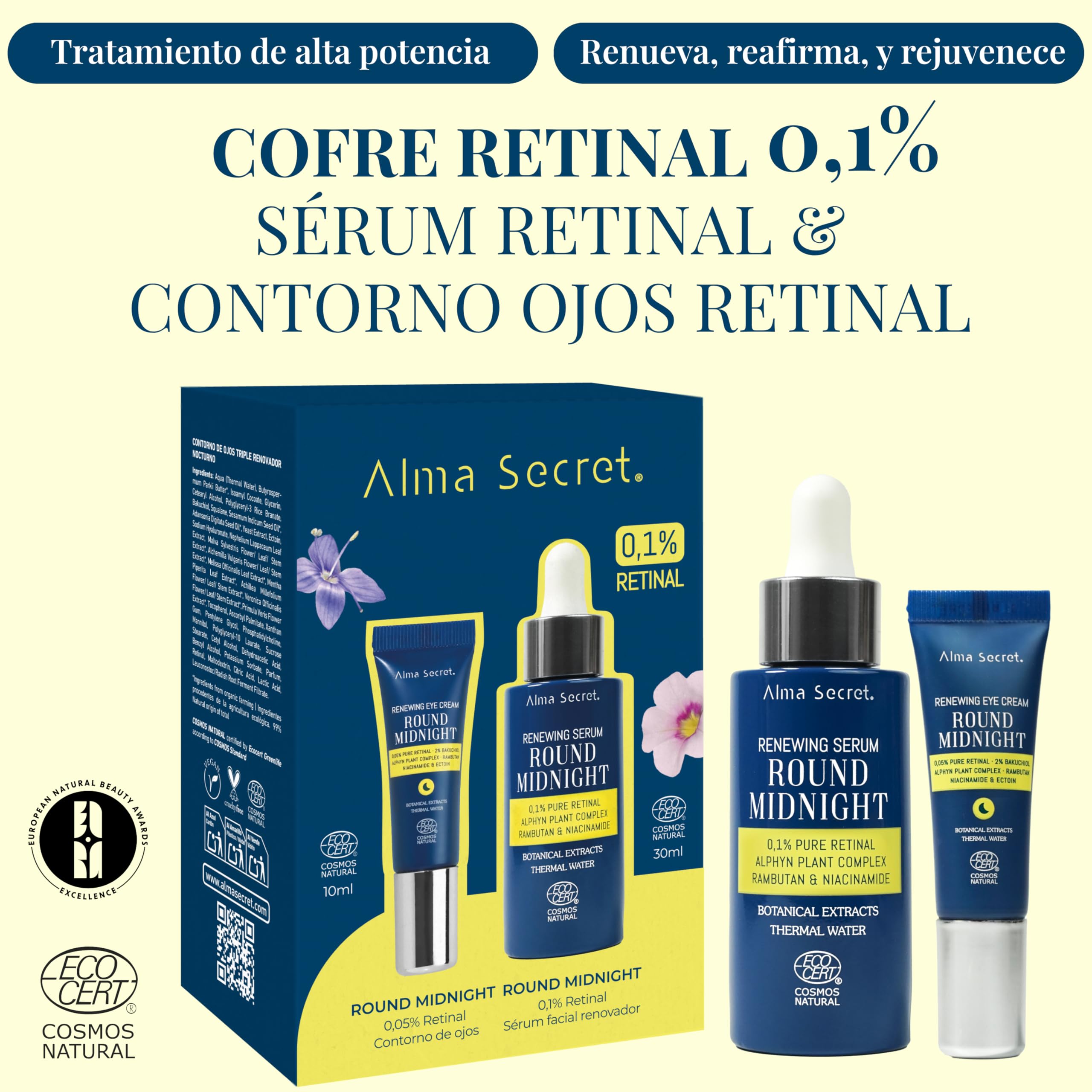 Serum do twarzy z wieloma kapsułkami Retinal konturowymi oczami przeciwzmarszczkowy rozświetlacz regenerujący wegański nawilżający maska na oczy w zestawie pielęgnacja na noc wszystkie rodzaje skóry