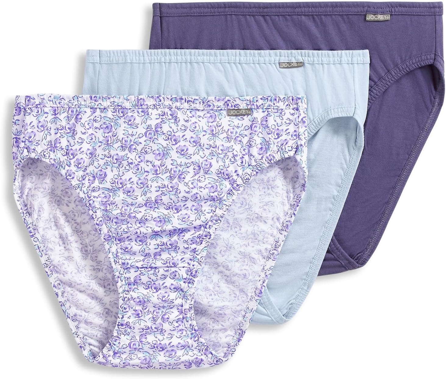 Jockey Women's Underwear Plus Size Elance French Cut - 3 Pack