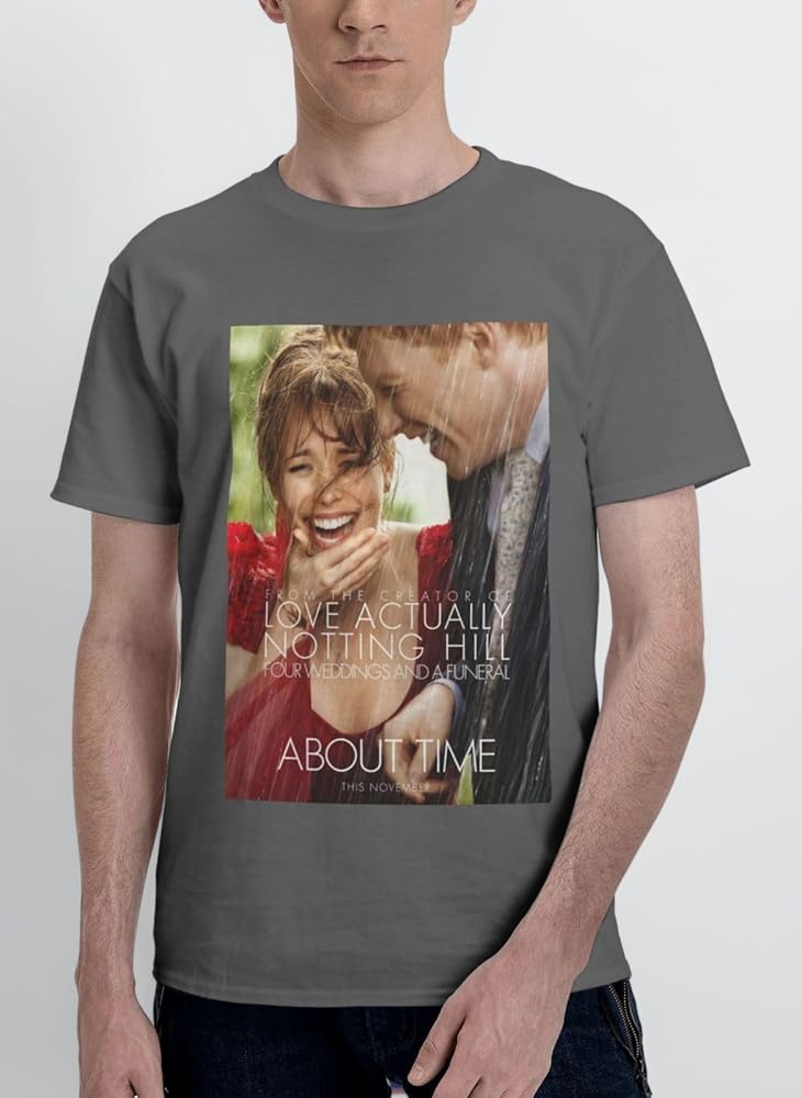 Amazon | [Auzxnewot] アバウト・タイム 映画ポスター3 Tシャツ