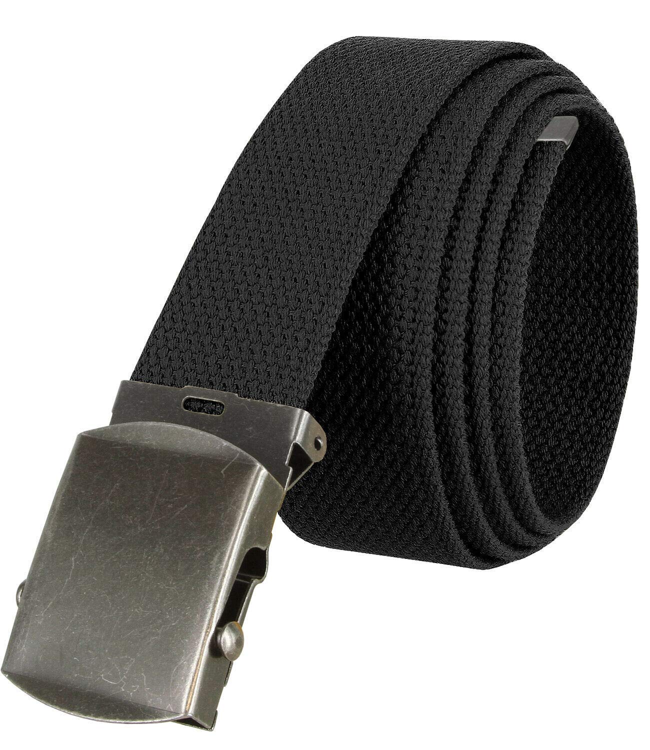 Military Belt Canvas Belt Web Belt Non Leather Belt One Size fits all, 1-1/2" Wide