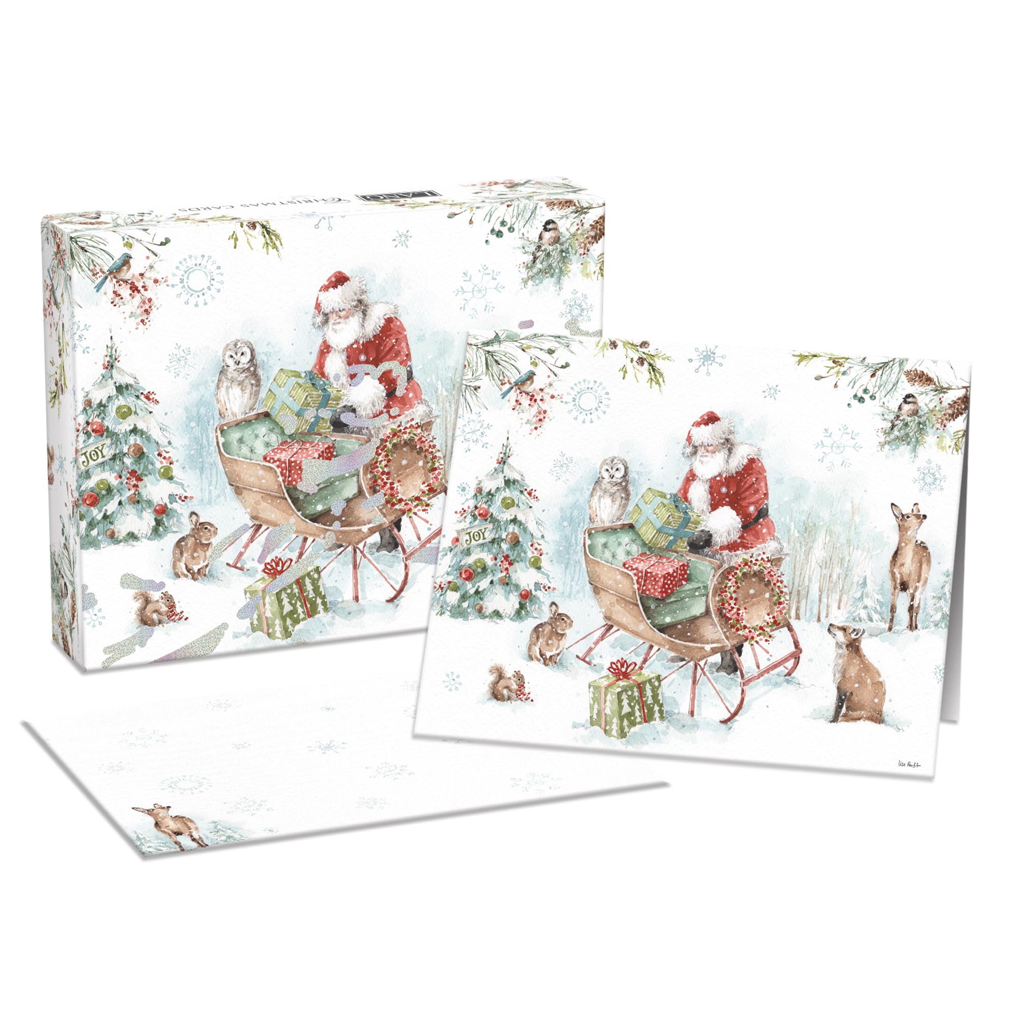 LANG Scatola 21 Biglietti Di Natale Per Bambini - "Child Is Born" Con Arte Di Susan Winget - 3