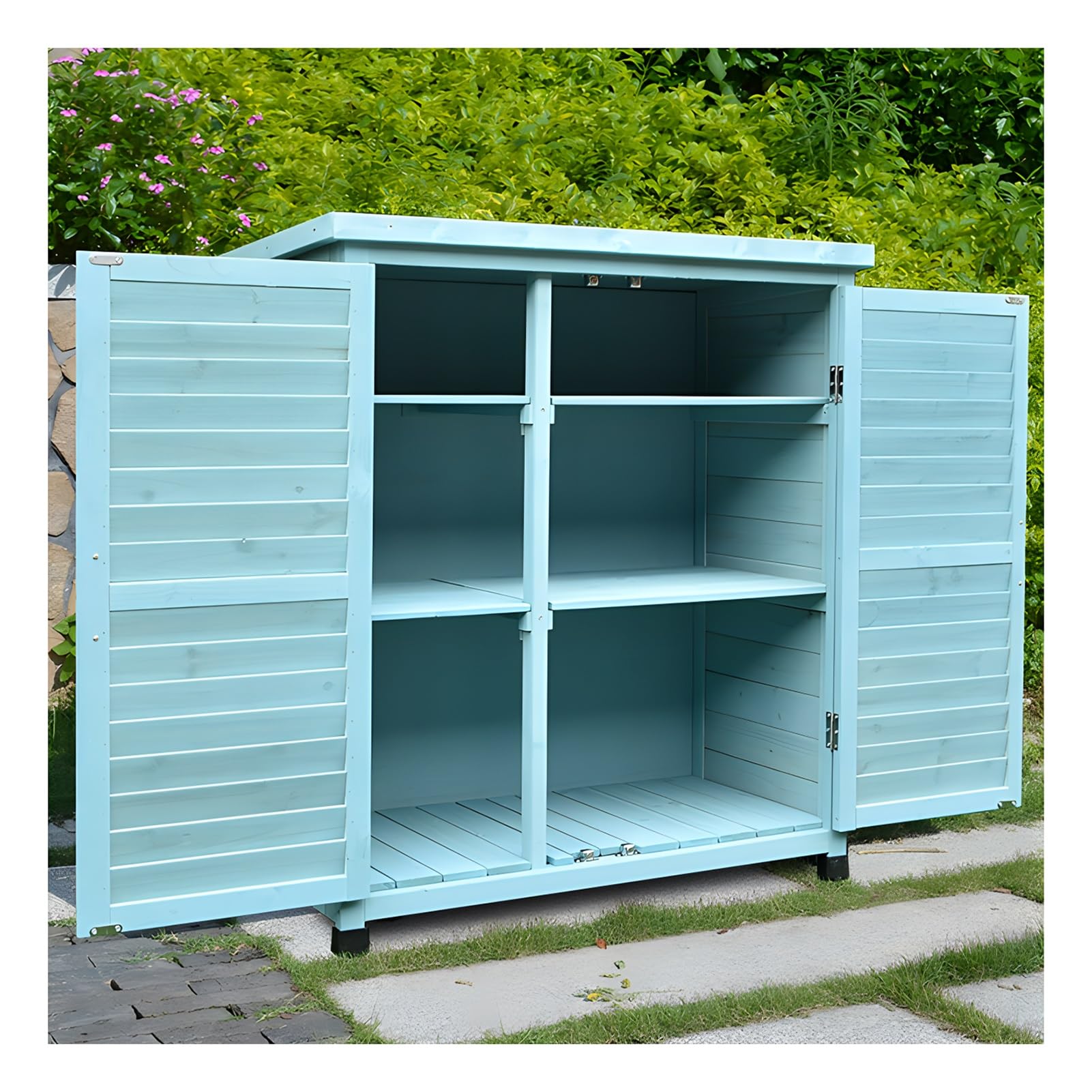 Amazon | 屋外収納キャビネット、ガーデン収納ツール