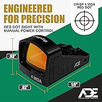 Vista 7 de Ade Advanced Optics Spike RD3-018 - Mira de punto rojo para Canik TP9 Elite SC, Canik Mete SFT, Sig Sauer 365XL, Ruger Max9, FNH Reflex MRD