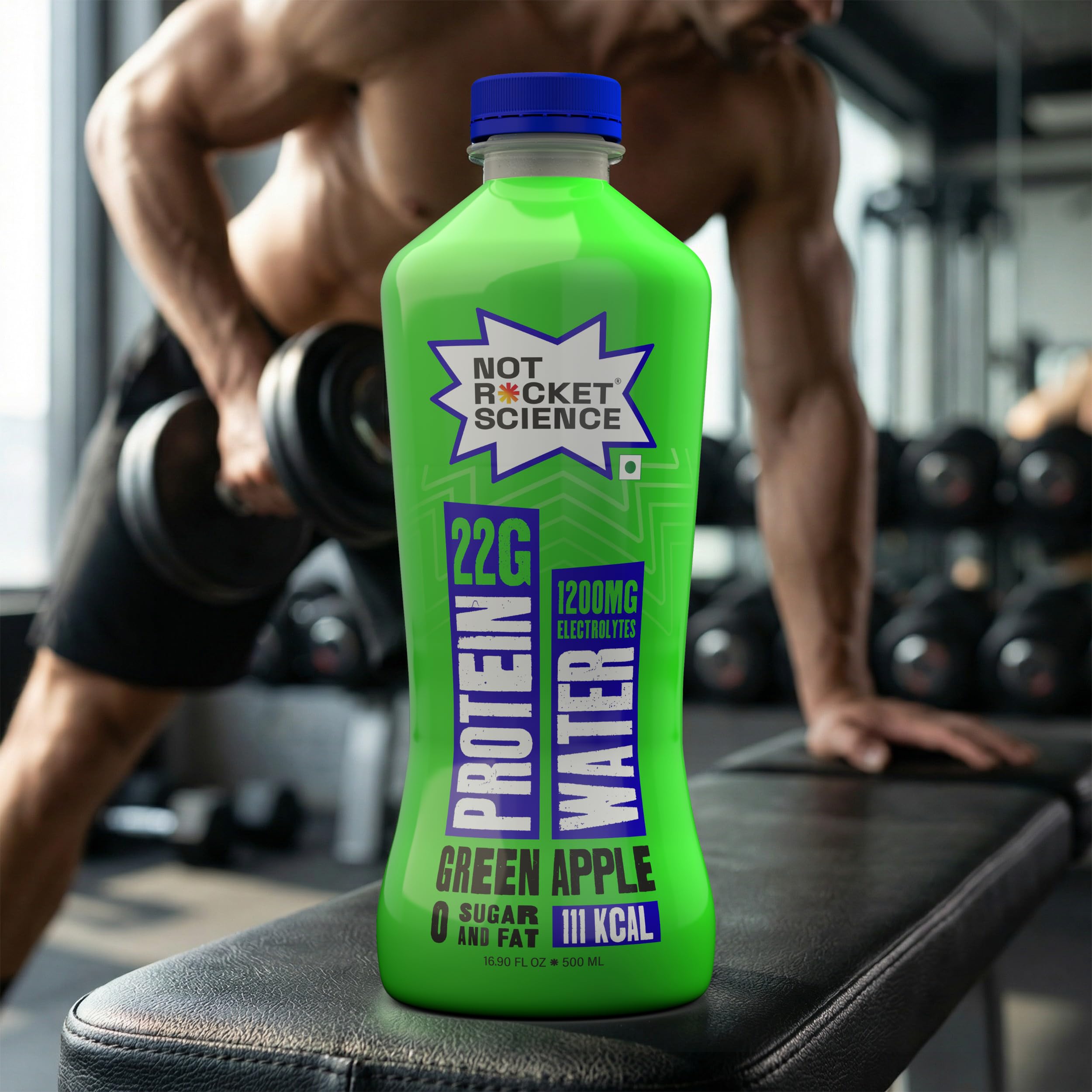 Not Rocket Science Protein Water – Green Apple | 22g Clear Whey Protein Isolate | 1200mg Electrolytes | 5g BCAAs | Zero Sugar | High Protein Drink | 500ml Pack of 6 — Amazon image 6