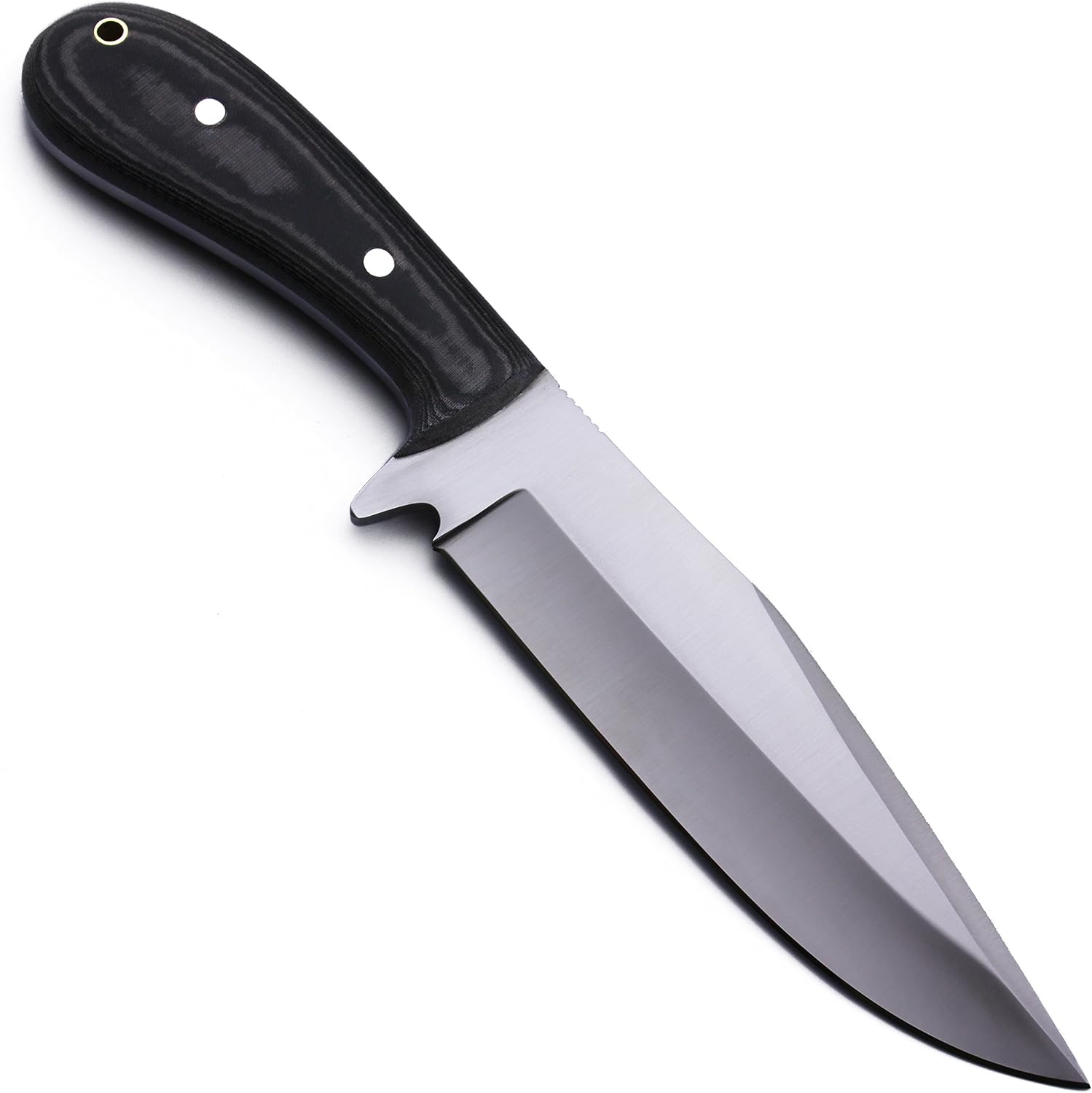 GCS Handmade G10 Handle D2 Tool Steel Tactical knife Hunting Knife Camp Knife with leather sheath Full tang blade designed for Hunting & EDC GCS 152