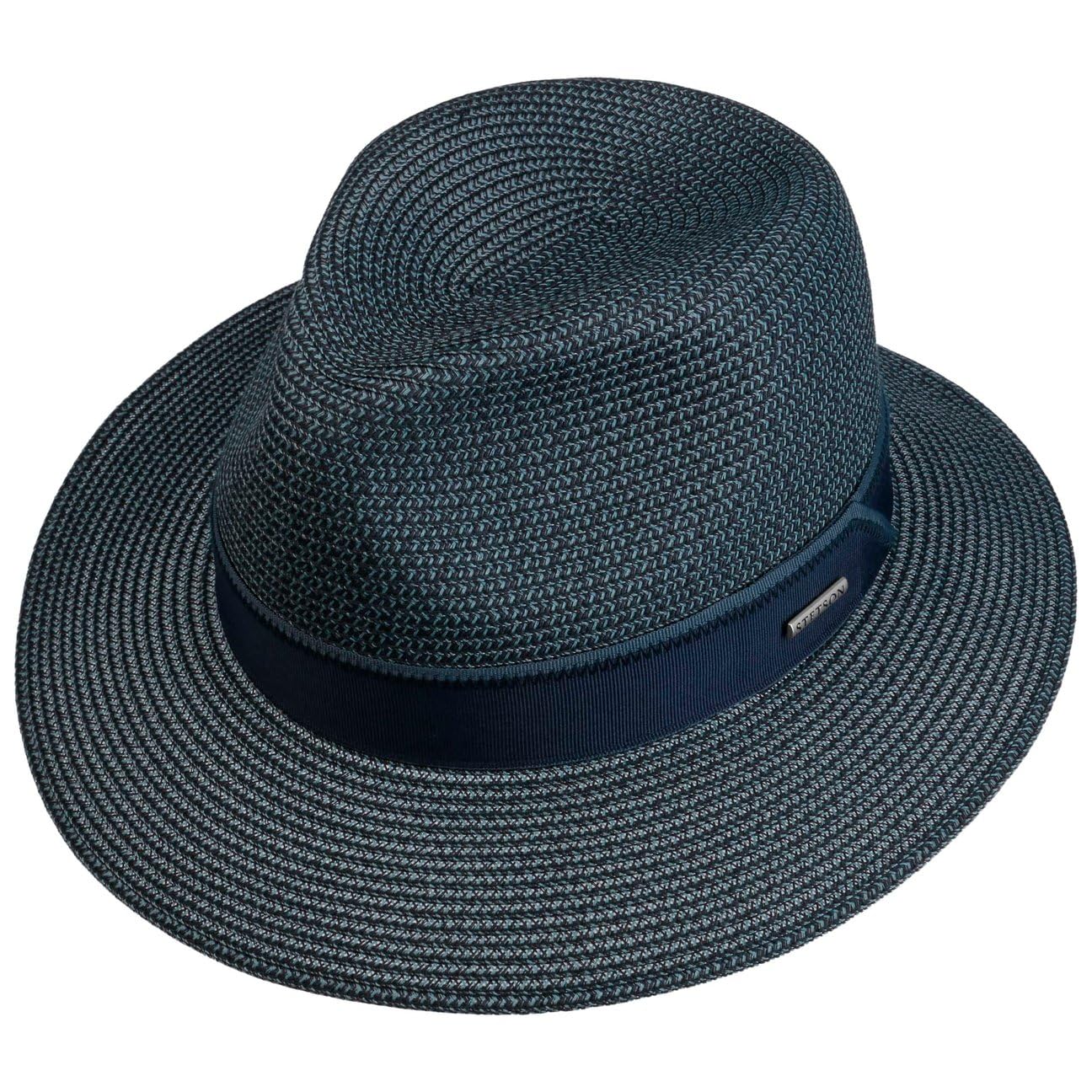 Stetson CHAPEAUSHOP Pavelo Chapeau Traveller Paille Bande Tissu Chine Homme Printemps Ete