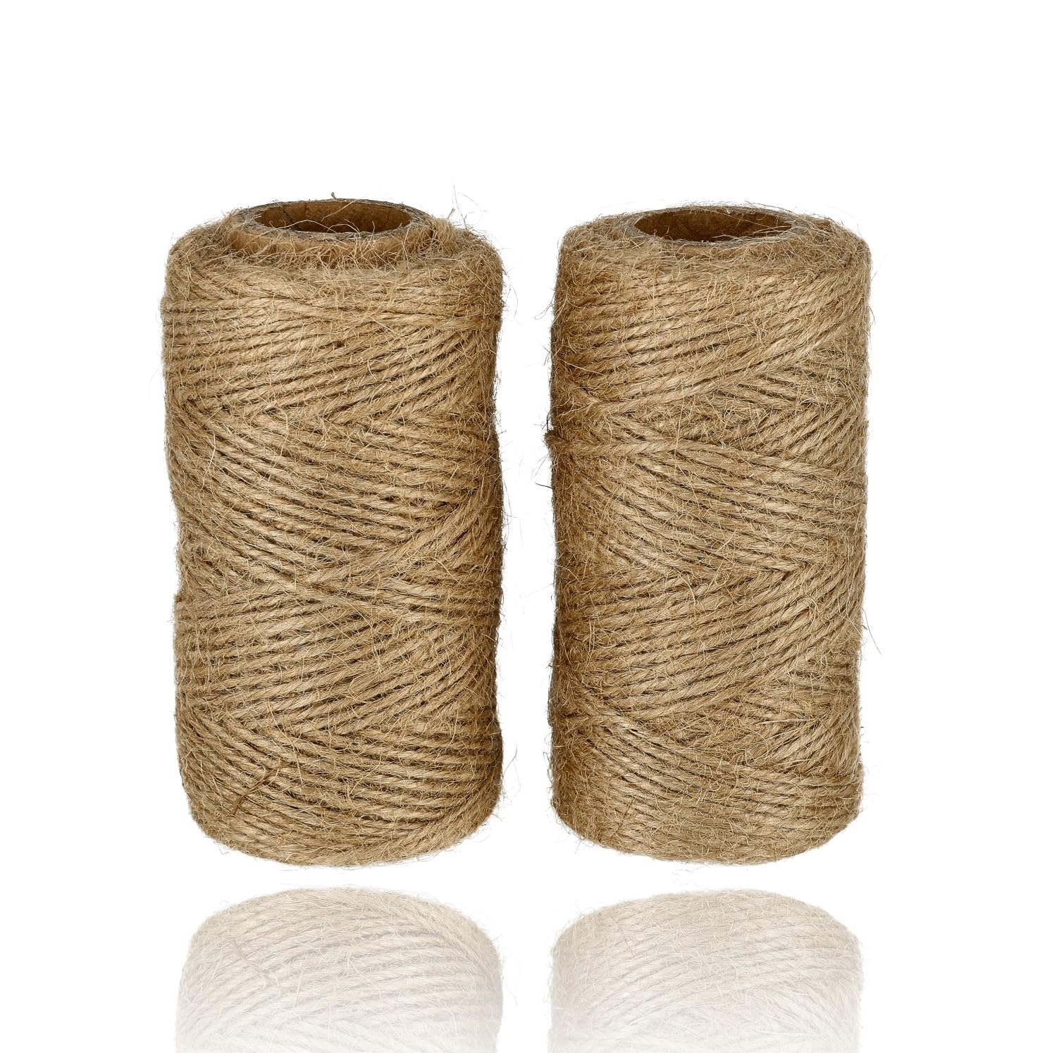 Cuerda de yute de 2mm resistente y biodegradable para entutorar plantas y regalos