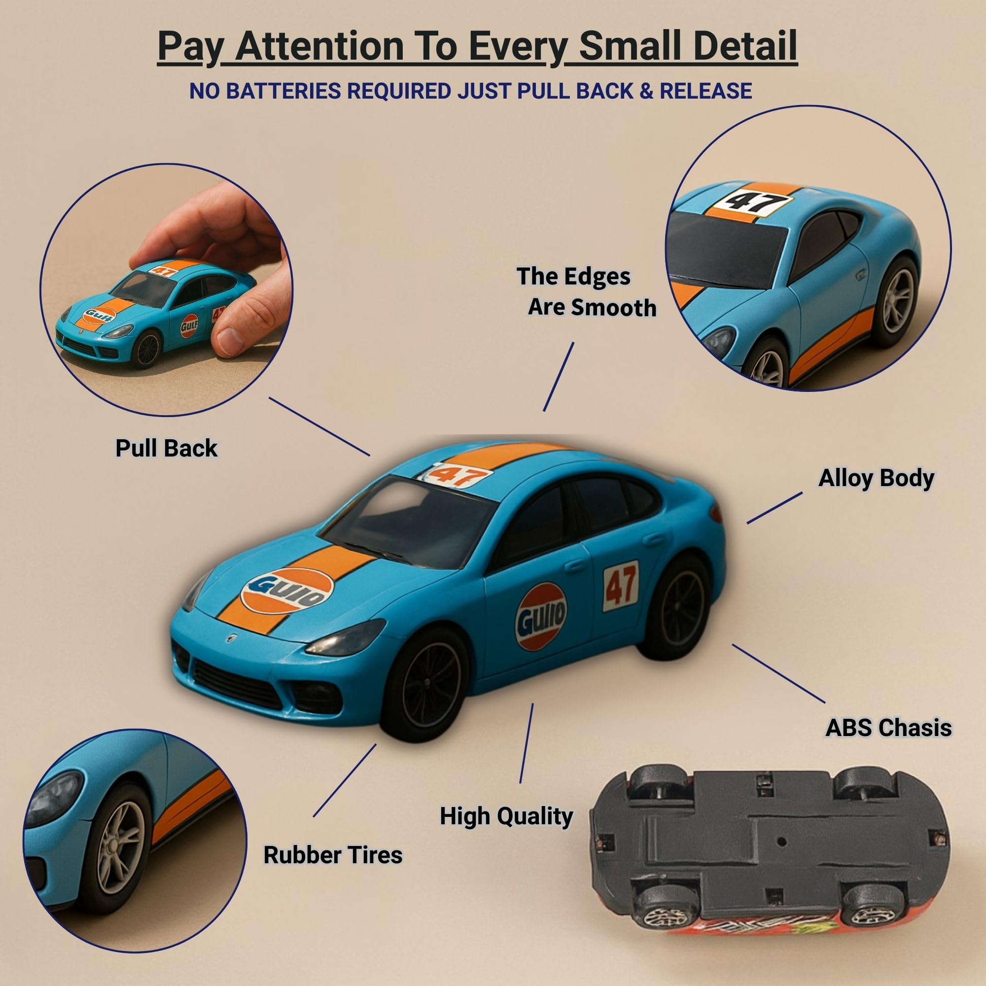 GRAPHENE 10 Unbreakable Pull Back Cars for Kids Metal Alloy Mini Racing Diecast Car Toy Play Set Strong & Durable High Speed Vehicle Gift Pack for Boys Birthday Return Gift khelona Toys(Racing Cars) 2