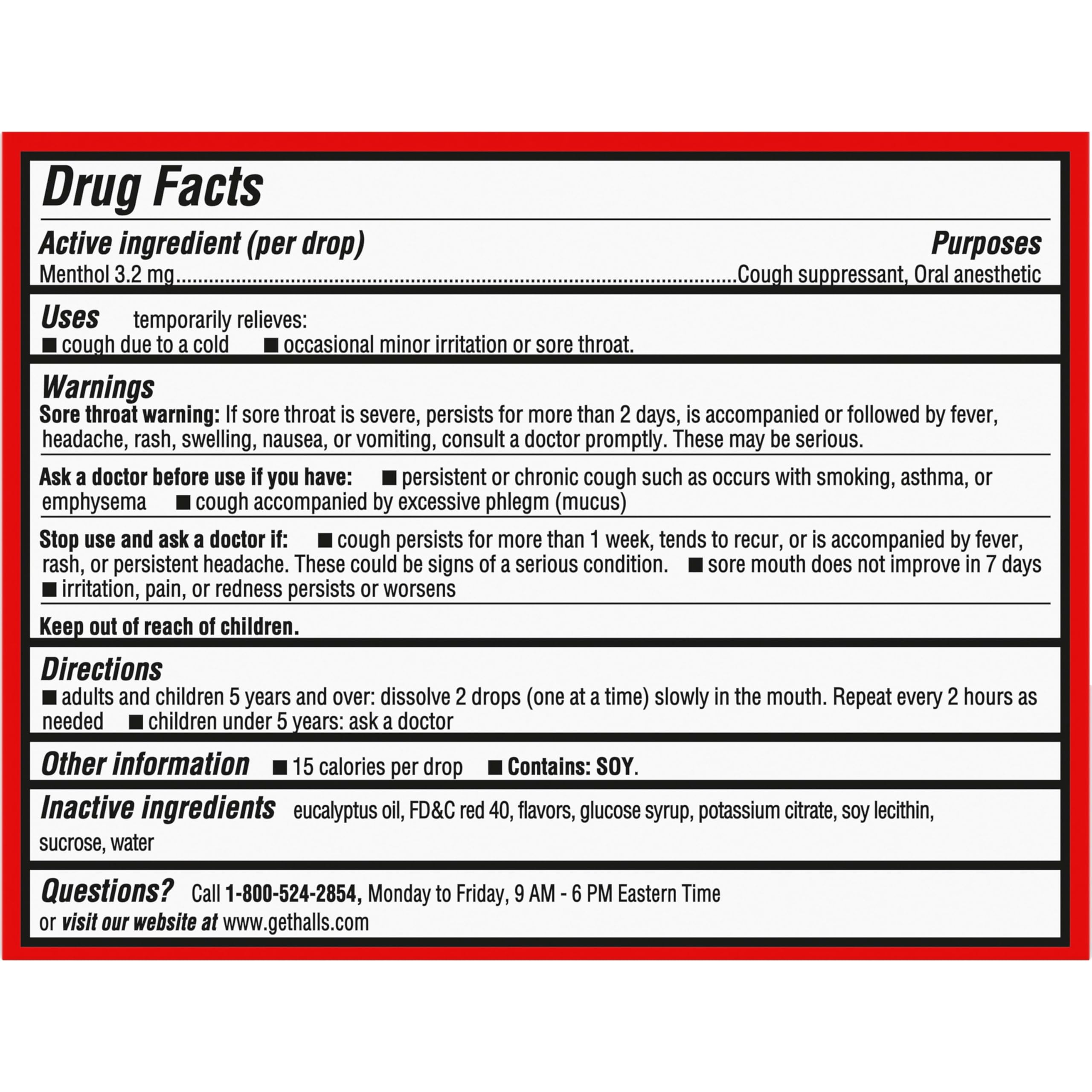 HALLS Throat Relief Strawberry Cough Drops, 180 ct — Amazon image 14
