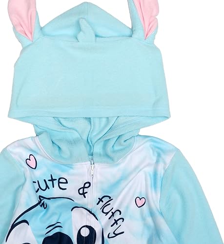 Miniatura 4 de Disney Girls' Hooded Blanket Sleeper, Comfortable Pajamas Nightwear, Soft & Cute for Kids