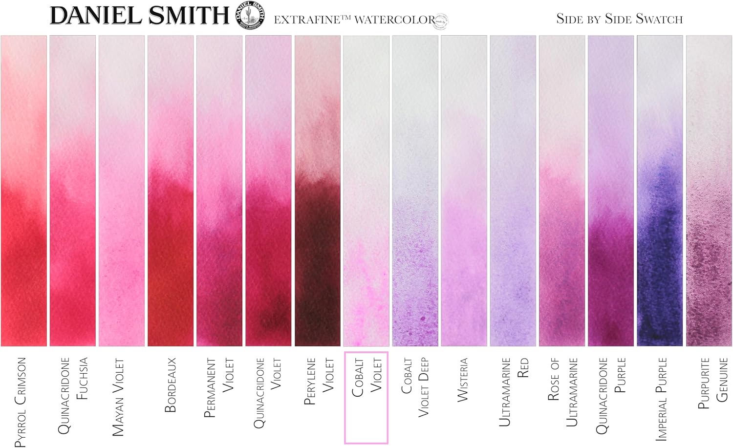 DANIEL SMITH 284600030 Extra Fine Watercolor 15ml Paint Tube, Cobalt Violet
