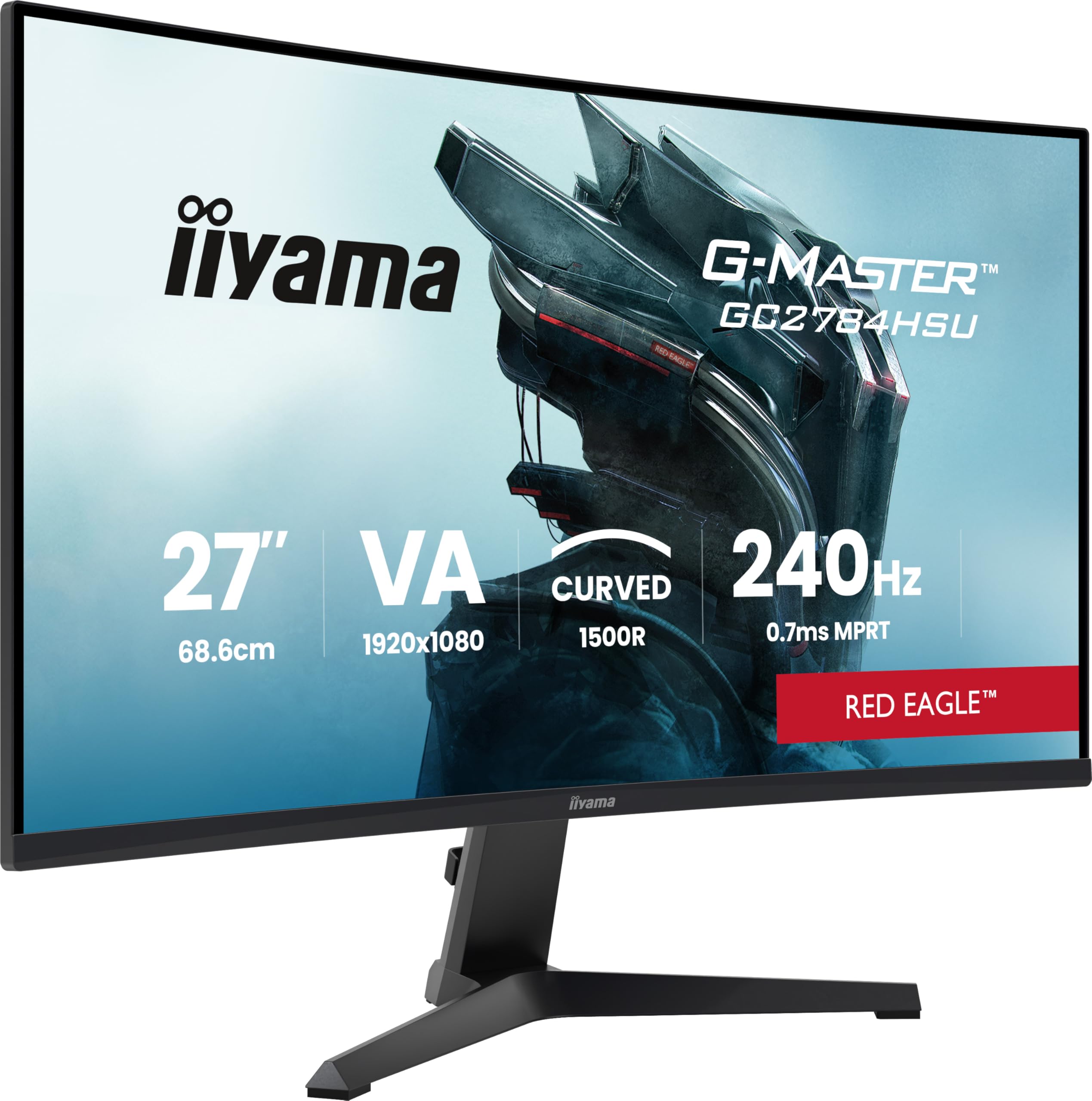 Iiyama G-Master Gc2784hsU-B1 27" Curved GaminG-Monitor 240 Hz Full Hd Va Schwarz